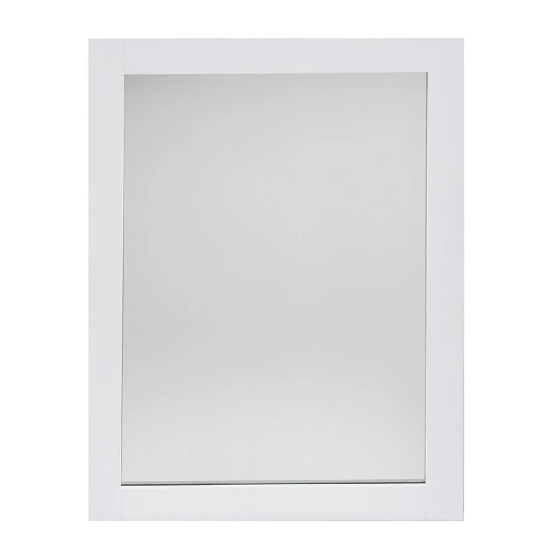 Tuscany® Rio 24"W x 31-1/2"H White Framed Mirror