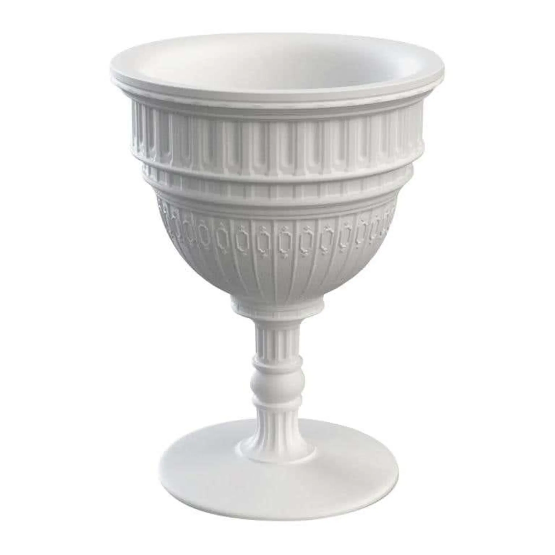 In Stock, White Capitol Planter/Champagne Cooler, Designed by Studio Job