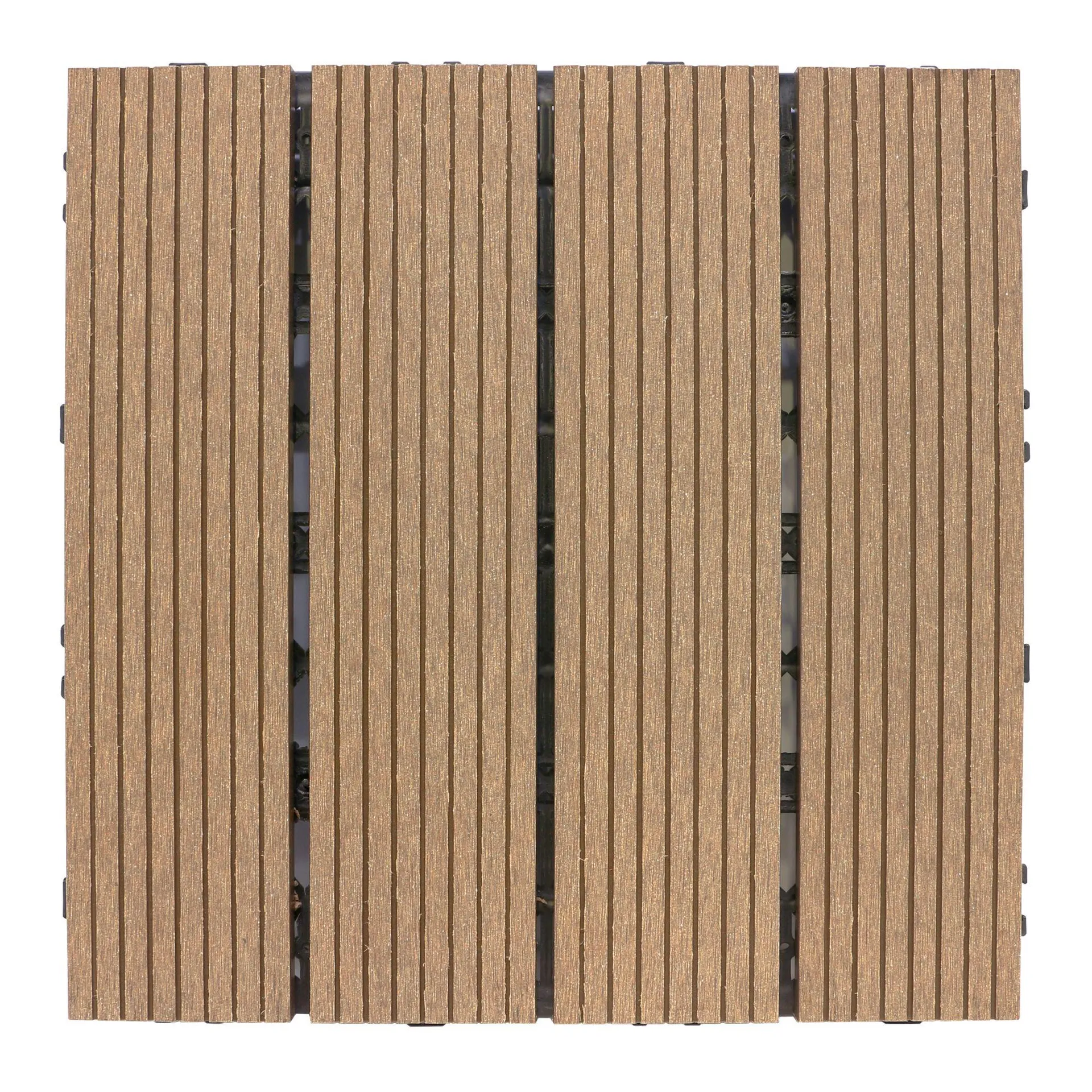 Creative Surfaces Composite Deck Tile in Sable, 12 pk. (12" x 12")