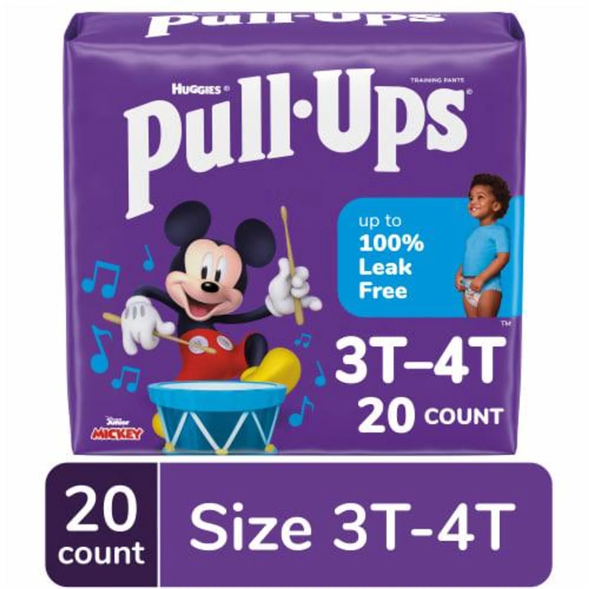 Pull-Ups Learning Designs Boys' Potty Training Pants 3T-4T (32-40 lbs)