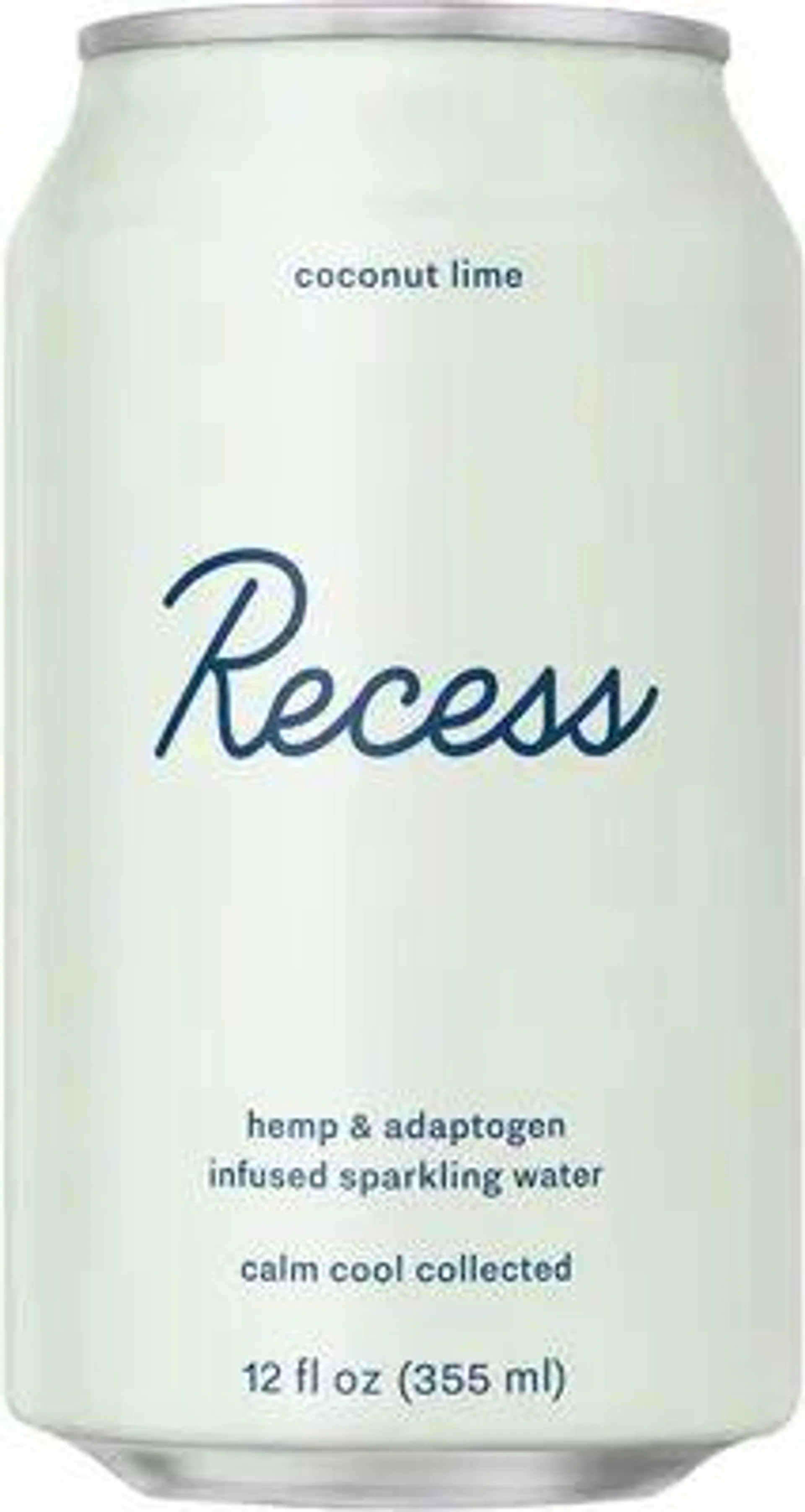 Recess Coconut Lime Sparkling Water Infused with Hemp