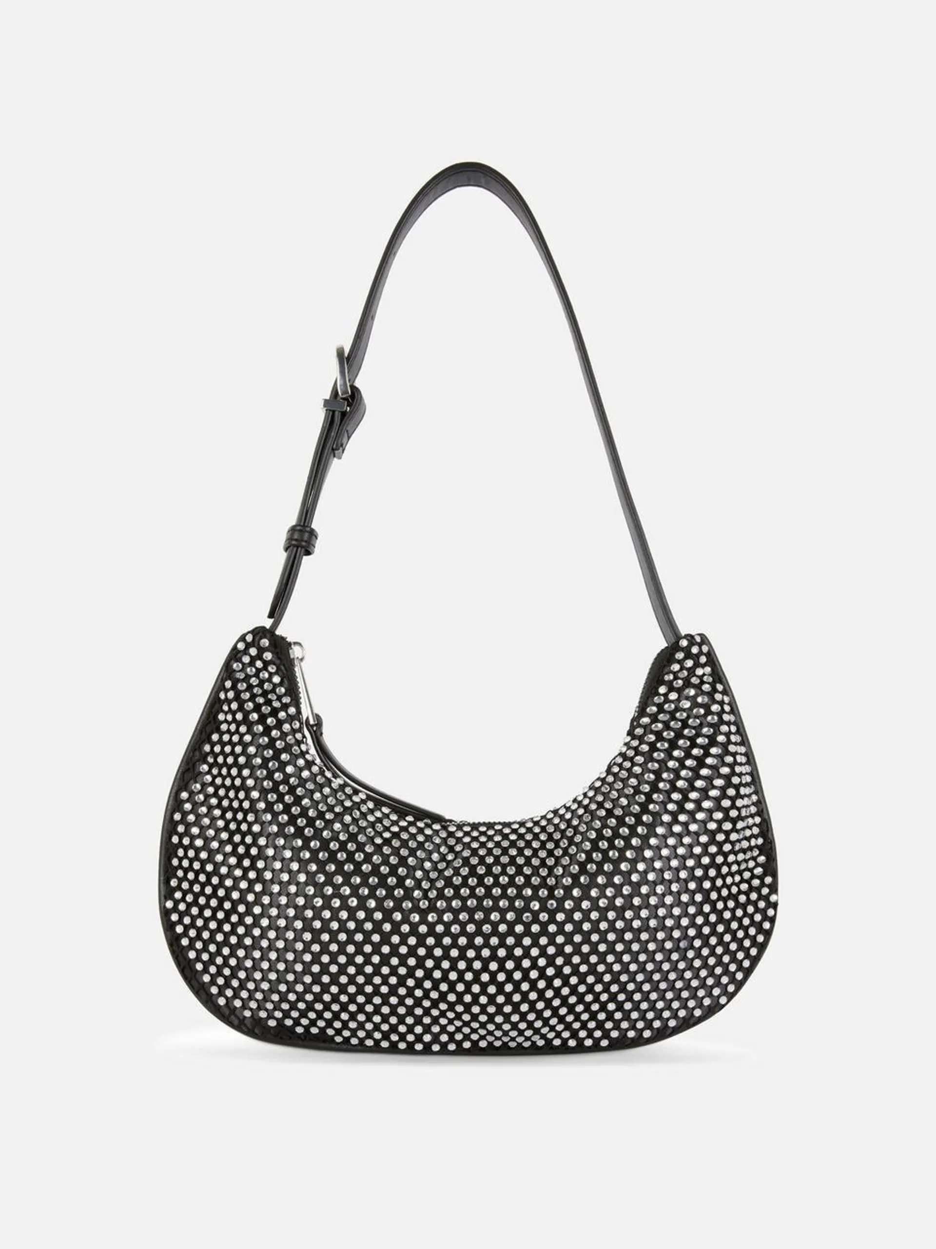 Paula Echevarría Rhinestone Shoulder Bag