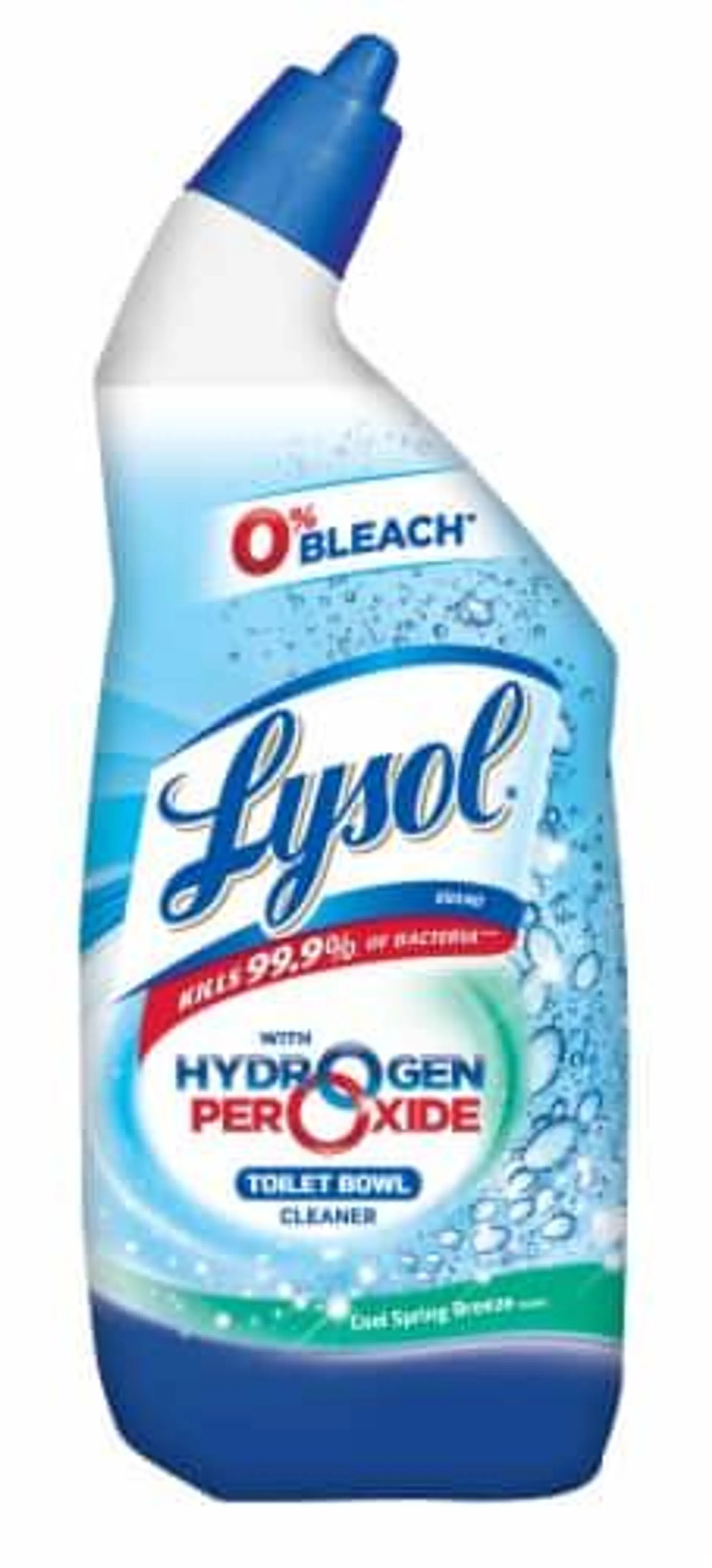 Lysol Hydrogen Peroxide Toilet Bowl Cleaner, Disinfectant, Cool Spring Breeze, 24 fl oz