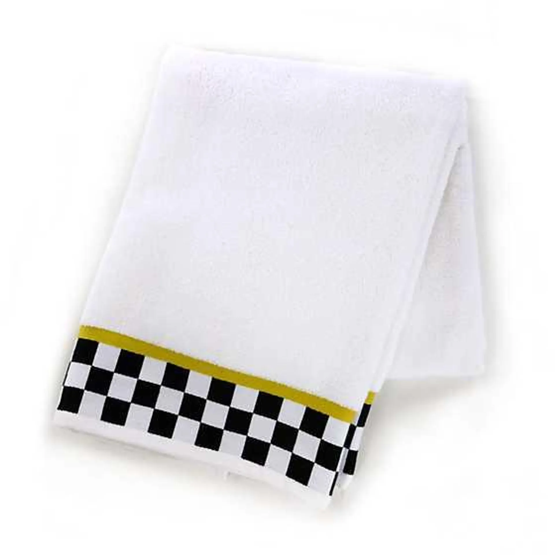 Black & White Check Bath Towel