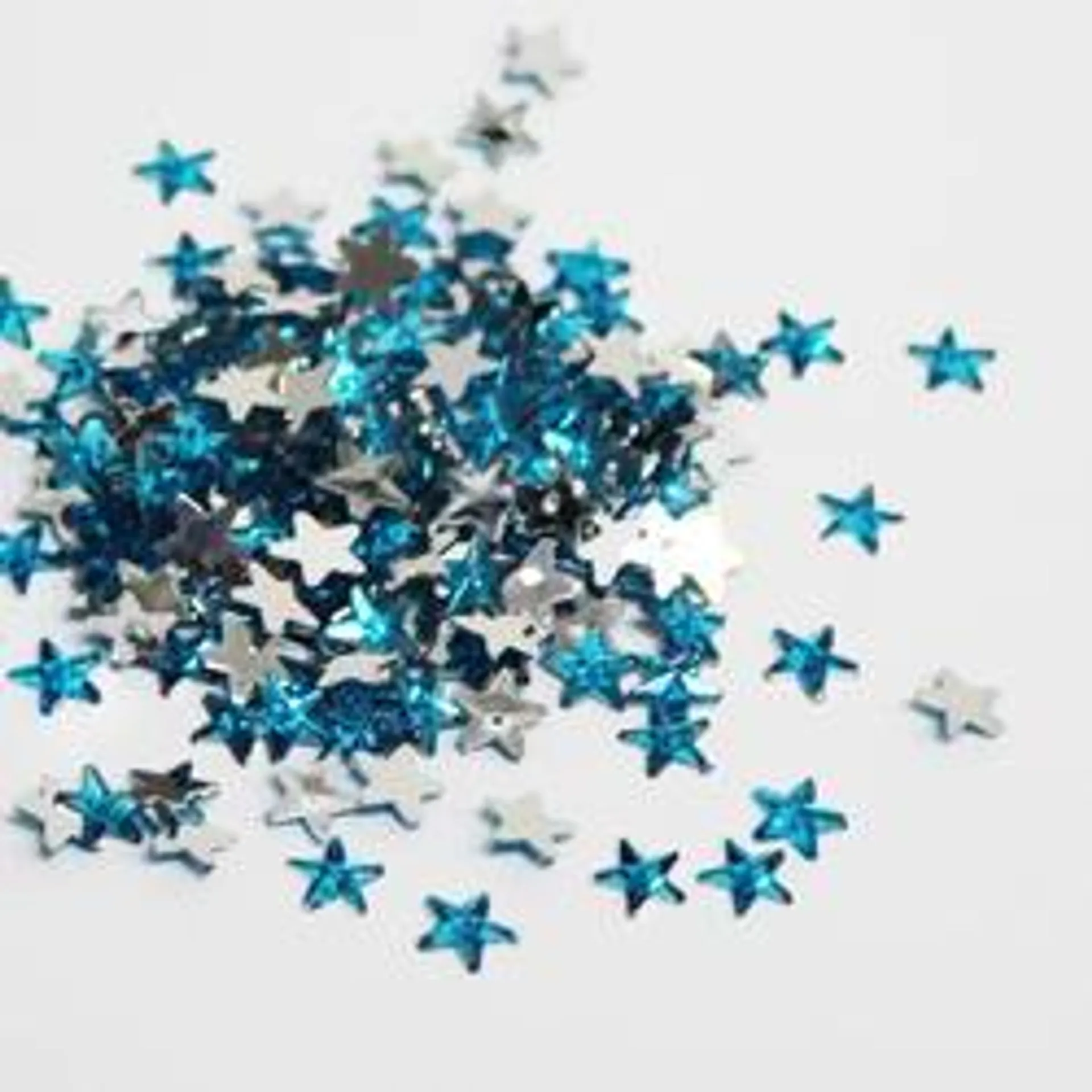 Turquoise Flat Back Star Rhinestones (Approx. 200 pieces)