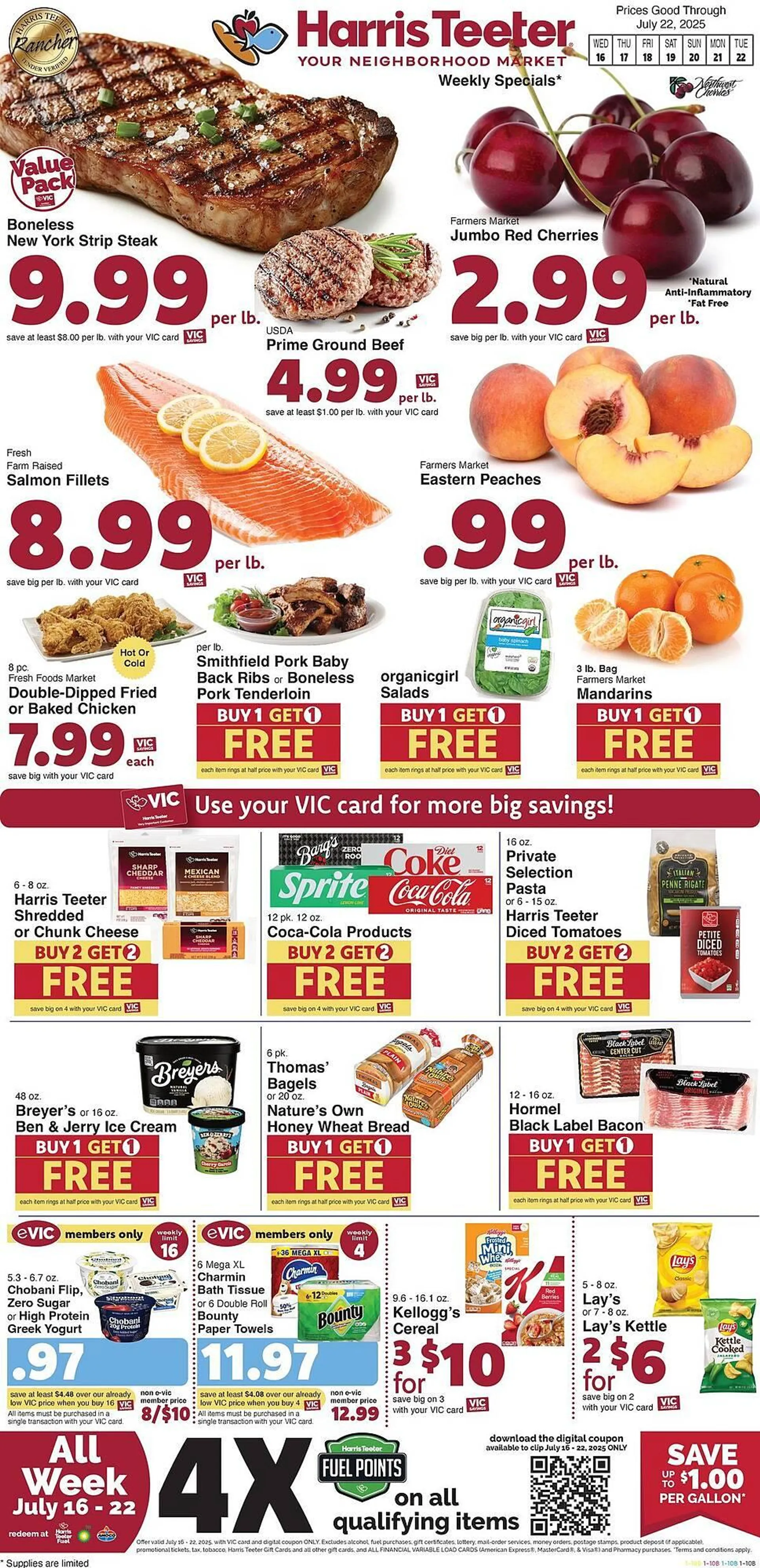 Weekly ad Harris Teeter Weekly Ad from July 17 to July 23 2025 - Page 1