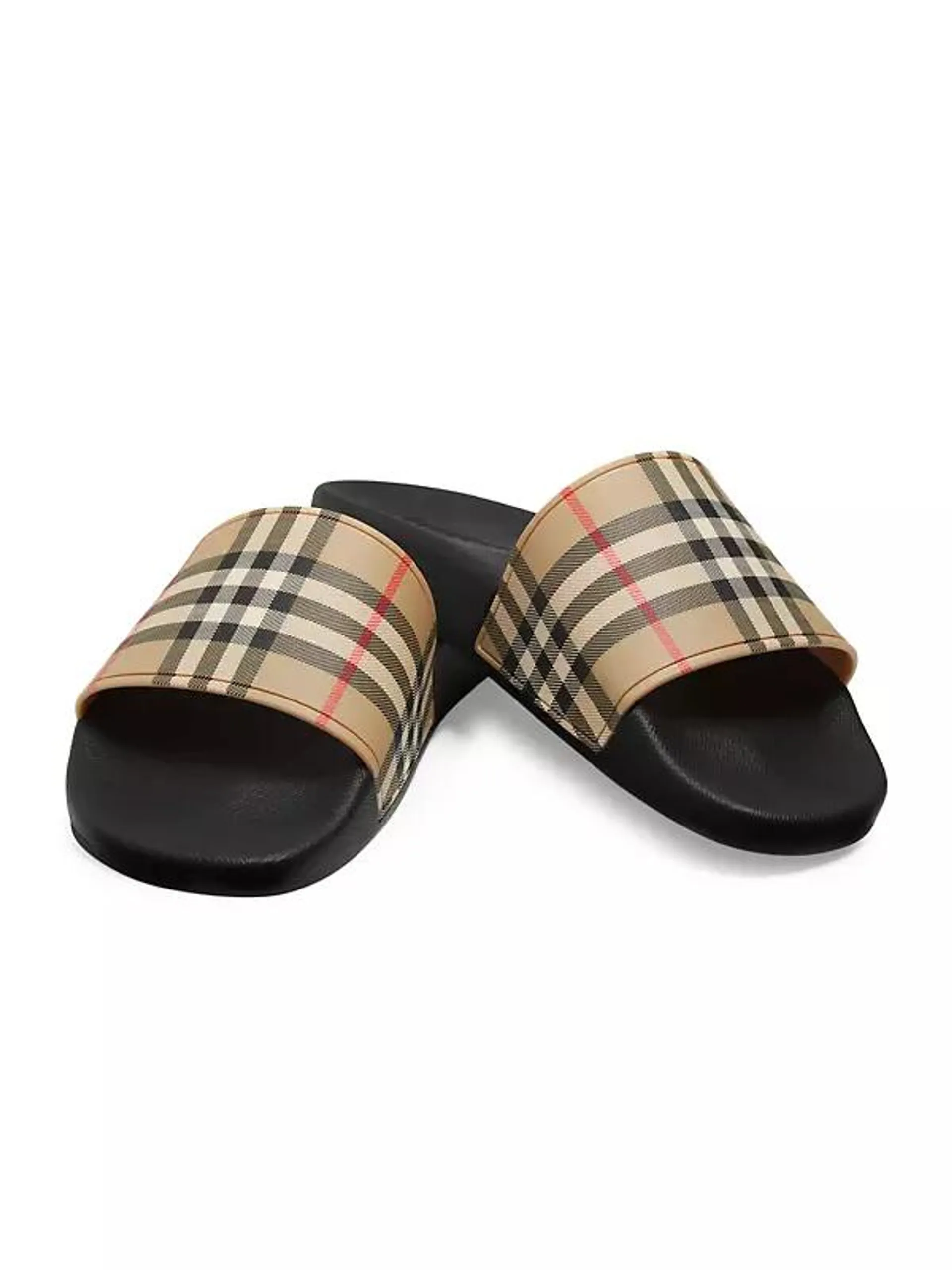 Furley Check Slide Sandals