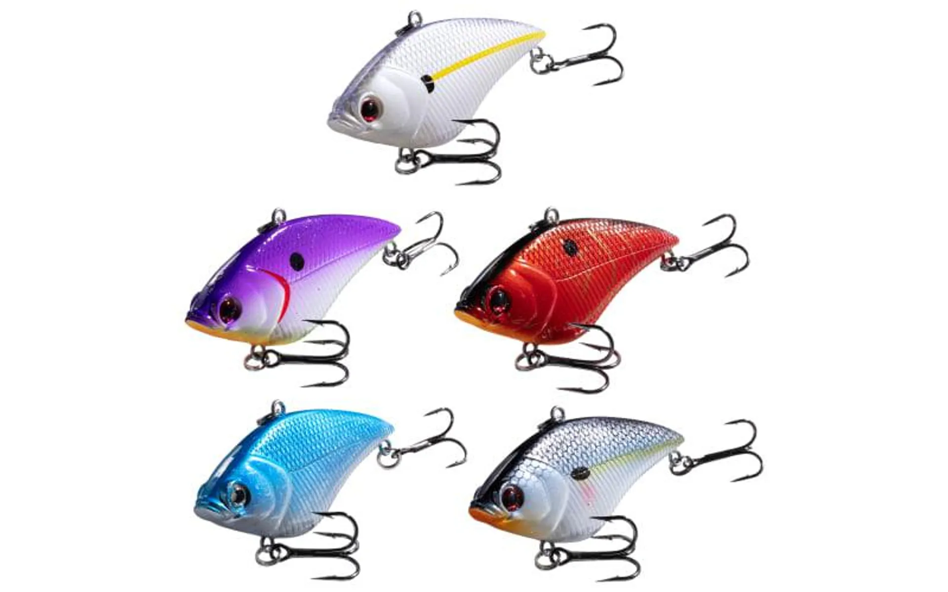 Bass Pro Shops XPS 5-Piece Rattle Shad Kit