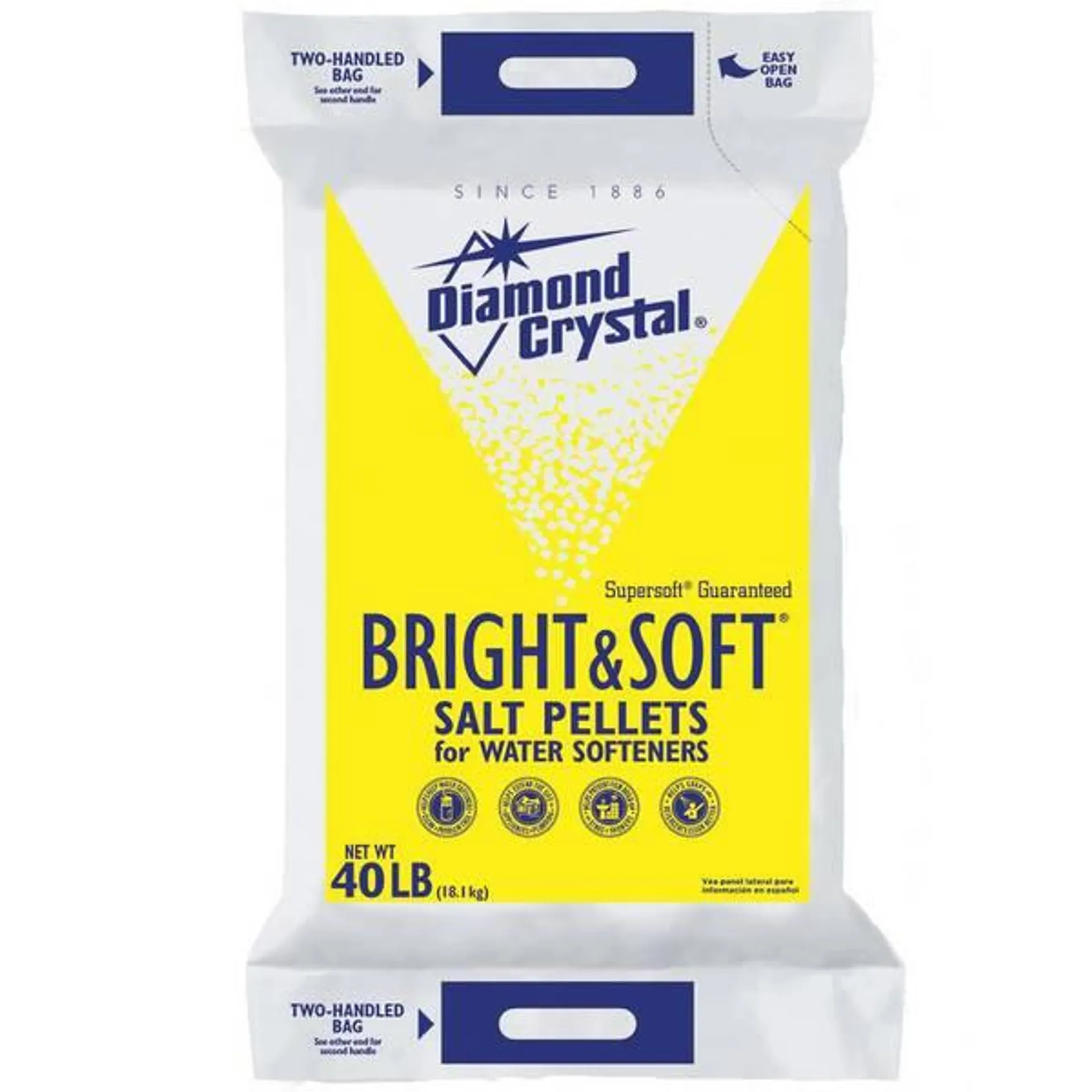 40 lb Bright & Soft Water Softener Salt Pellets