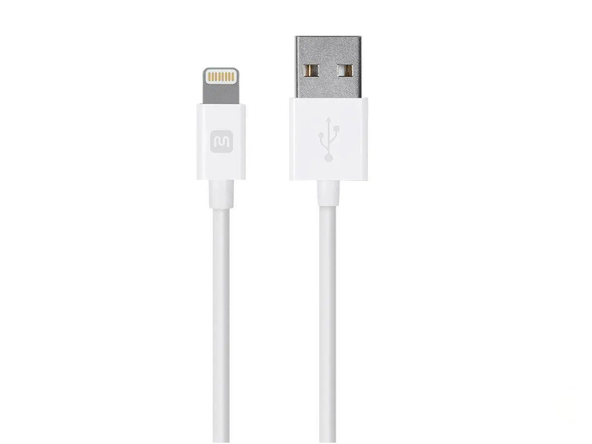 Monoprice Essential Apple MFi Certified Lightning to USB-A Charging Cable - 10ft White