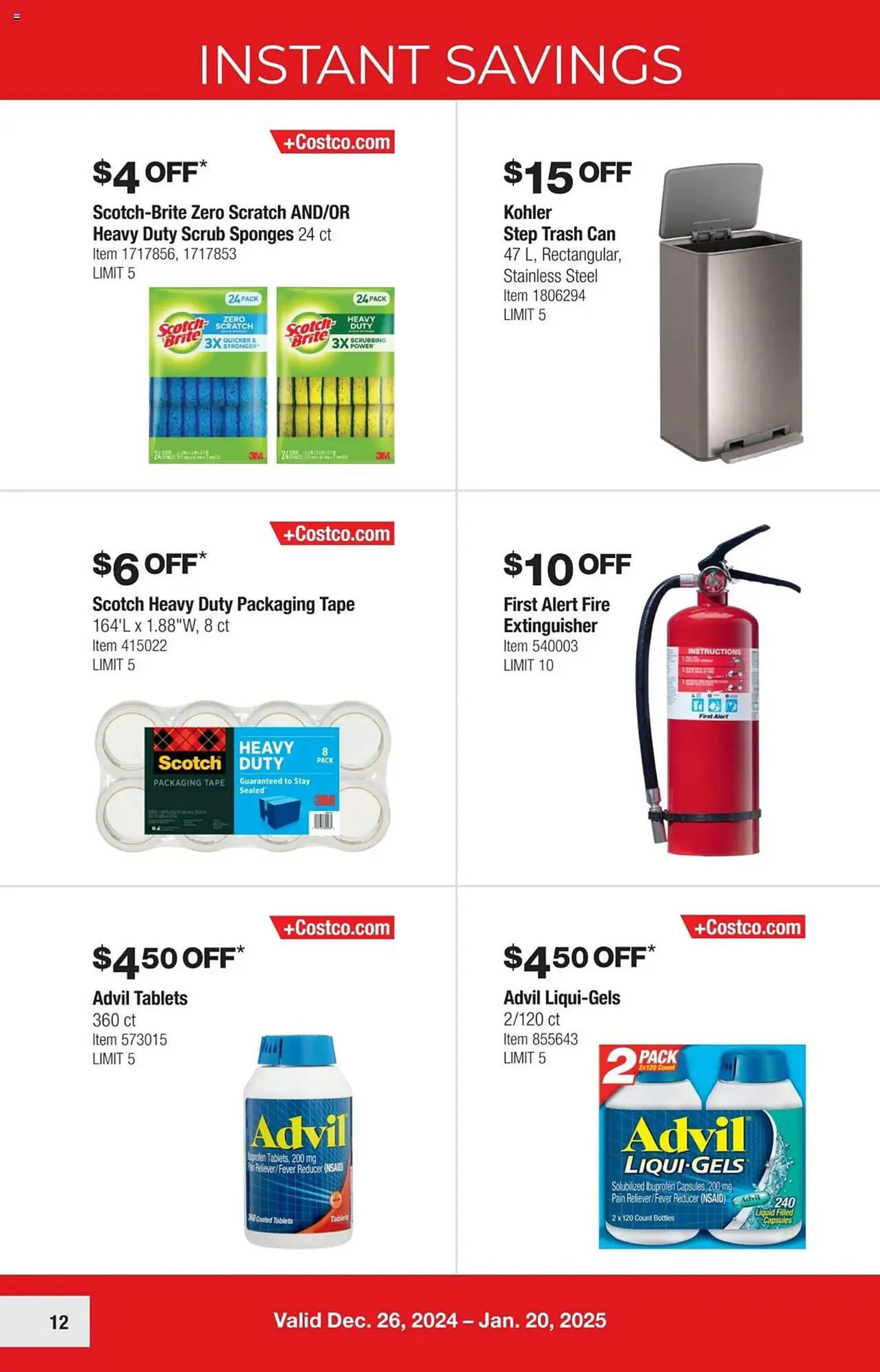 Weekly ad Costco Weekly Ad from December 26 to January 20 2025 - Page 12