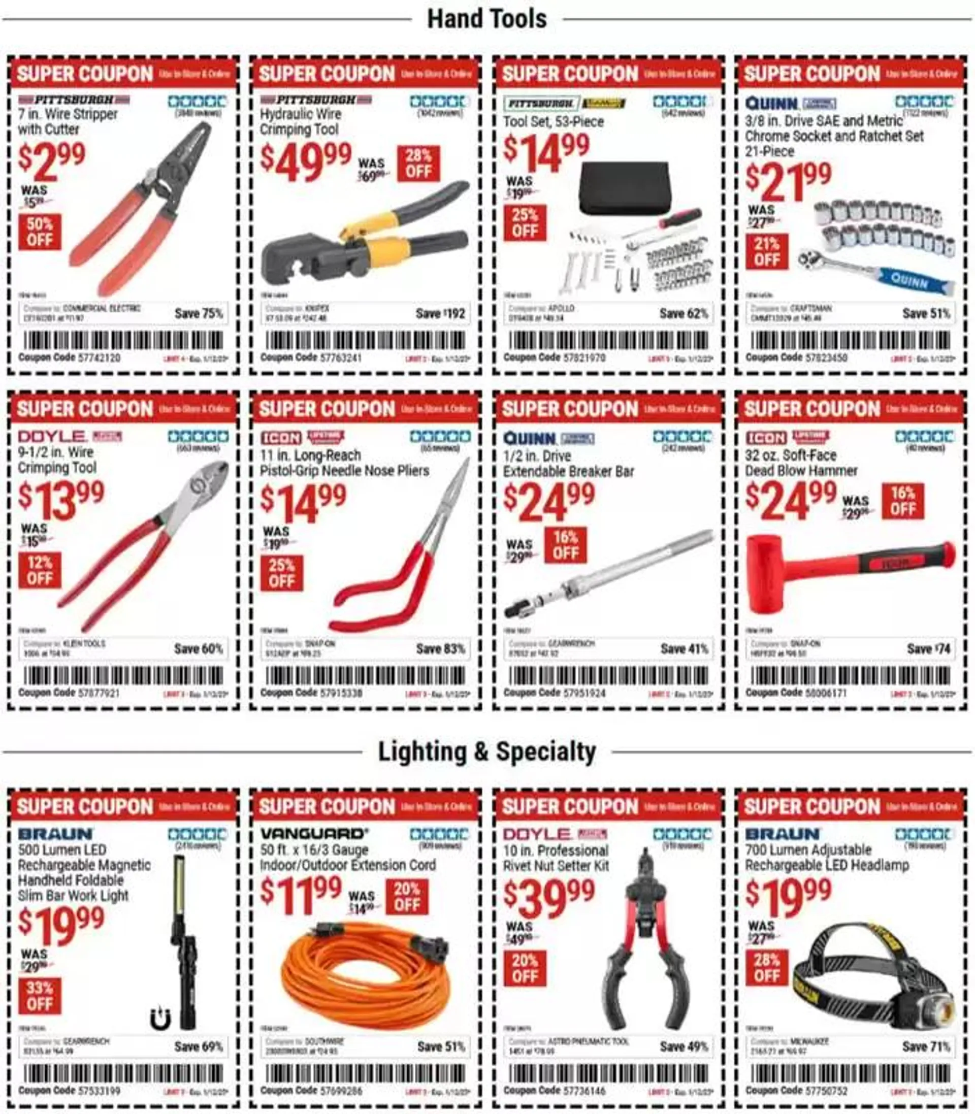 Weekly ad Harbor Freight Tools weekly ad from December 30 to January 13 2025 - Page 4