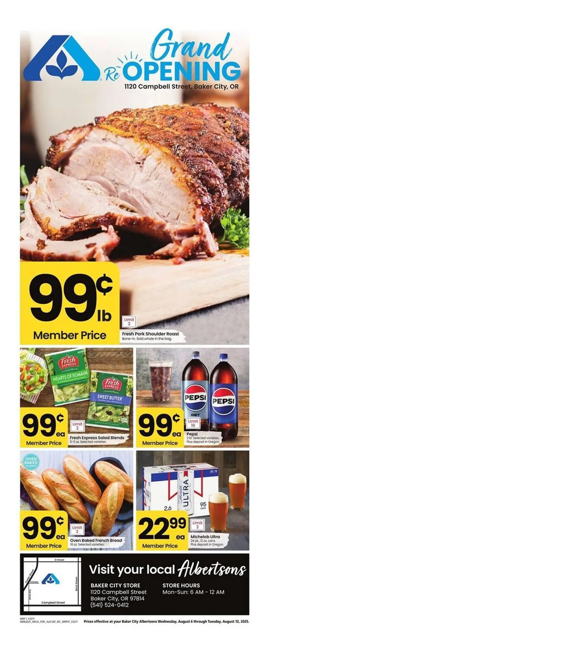 Weekly ad Albertsons Weekly Ad from August 6 to August 12 2025 - Page 1