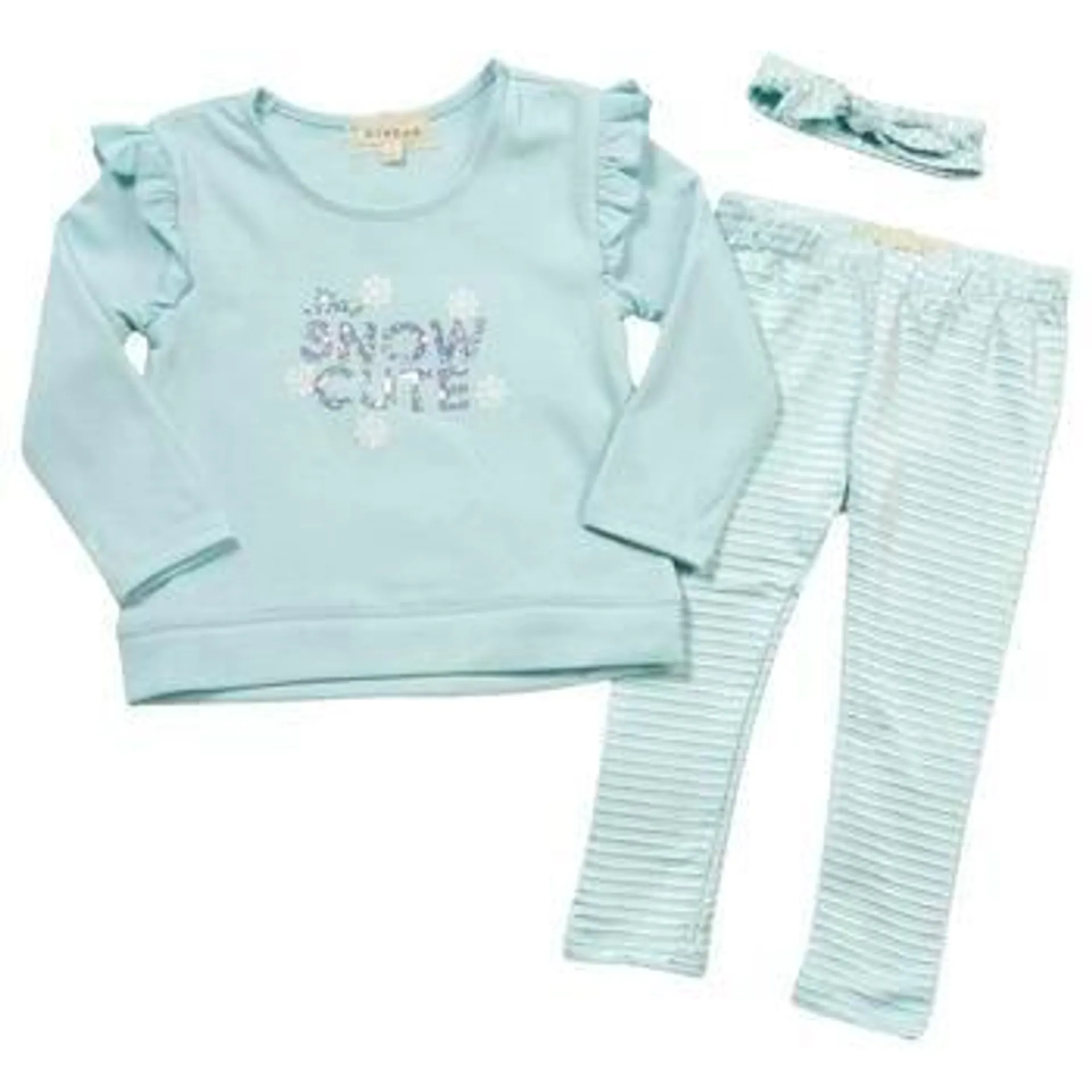 Toddler Girl BTween® 3pc. Snow Cute Pullover & Leggings Set