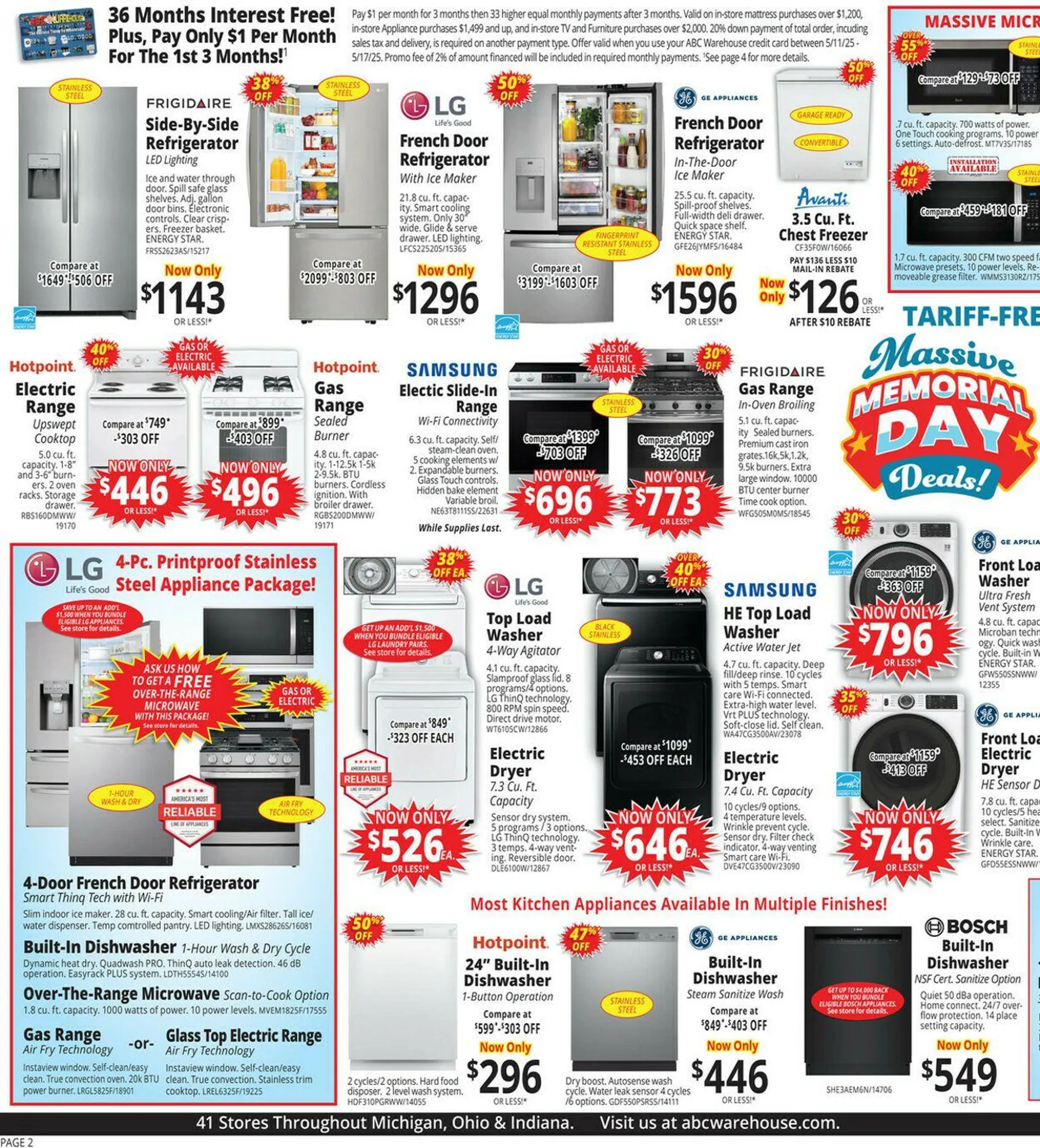 Weekly ad ABC Warehouse Current weekly ad from May 11 to May 17 2025 - Page 2