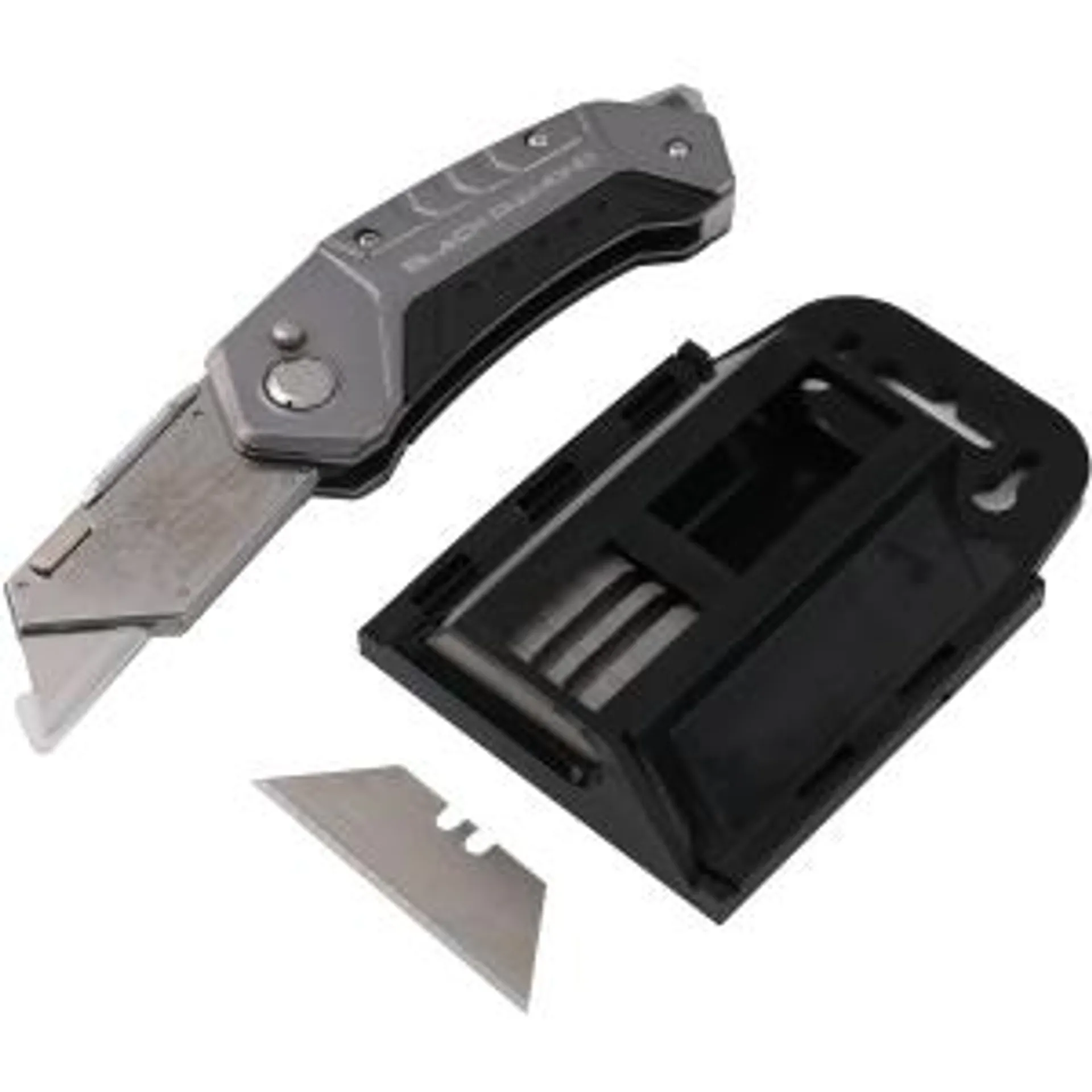 Lockback Knife with 50 Blades