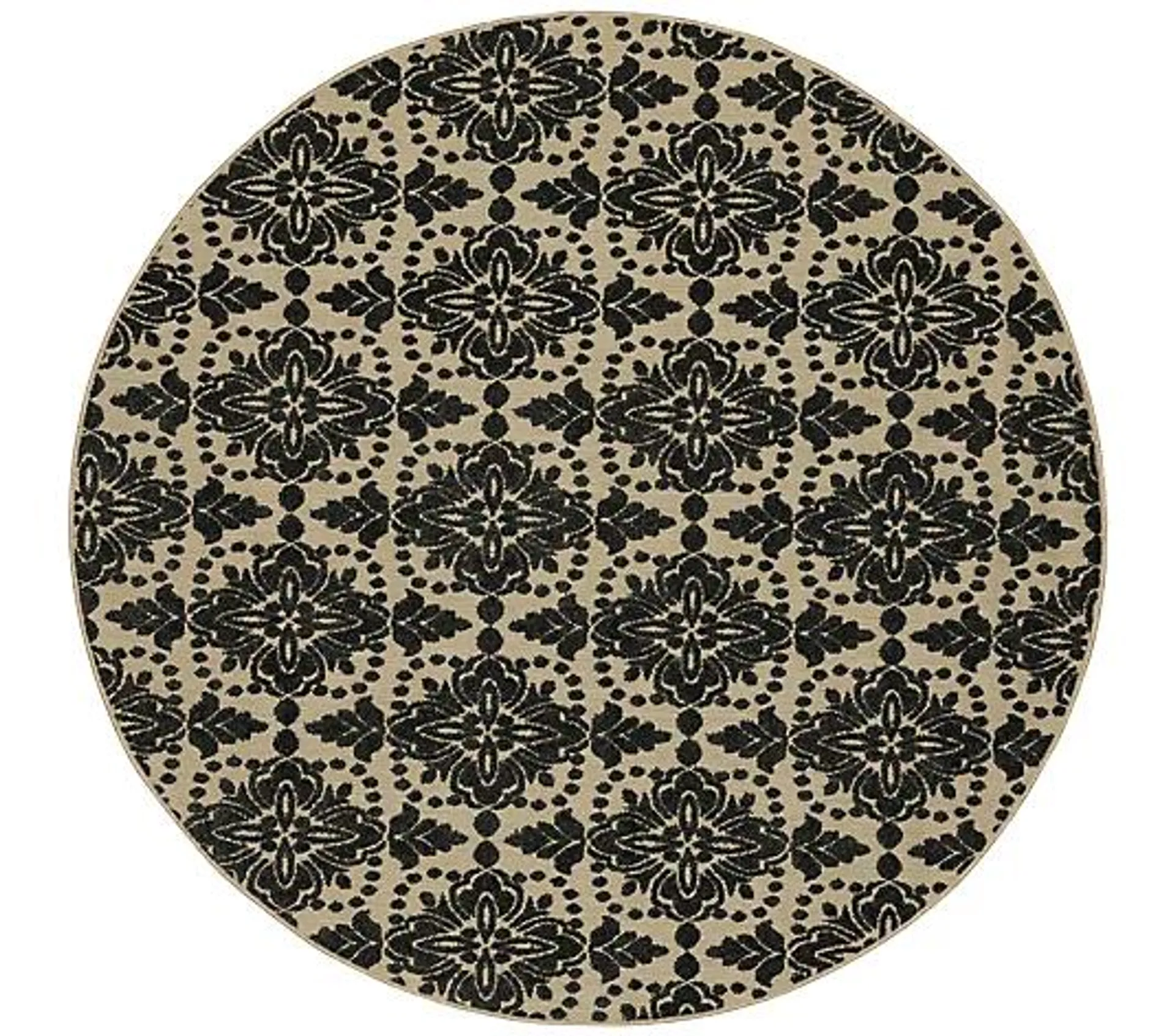 Ultimate Innovations California Villa 94" Round In/Outdoor Rug