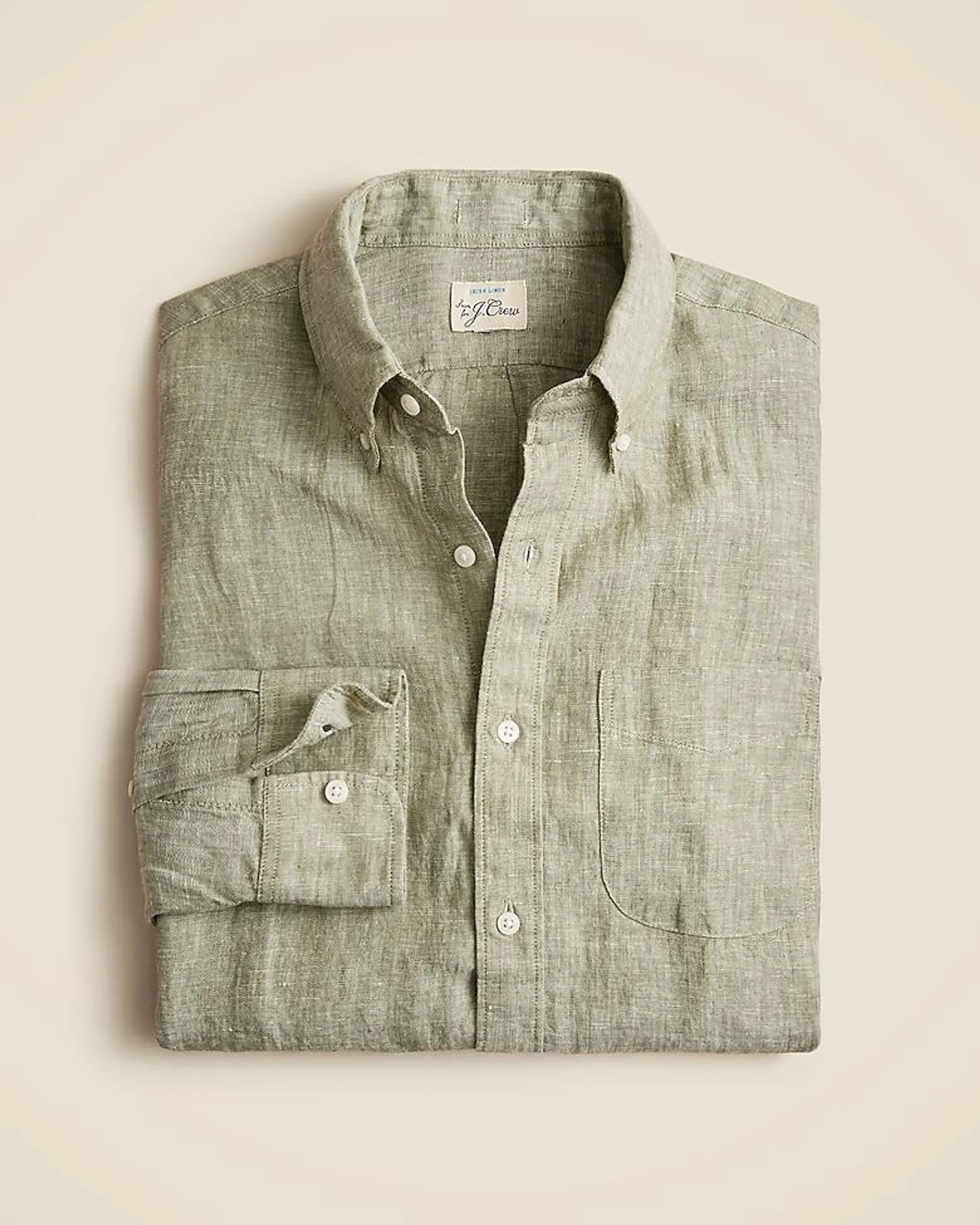 Slim Baird McNutt Irish linen shirt