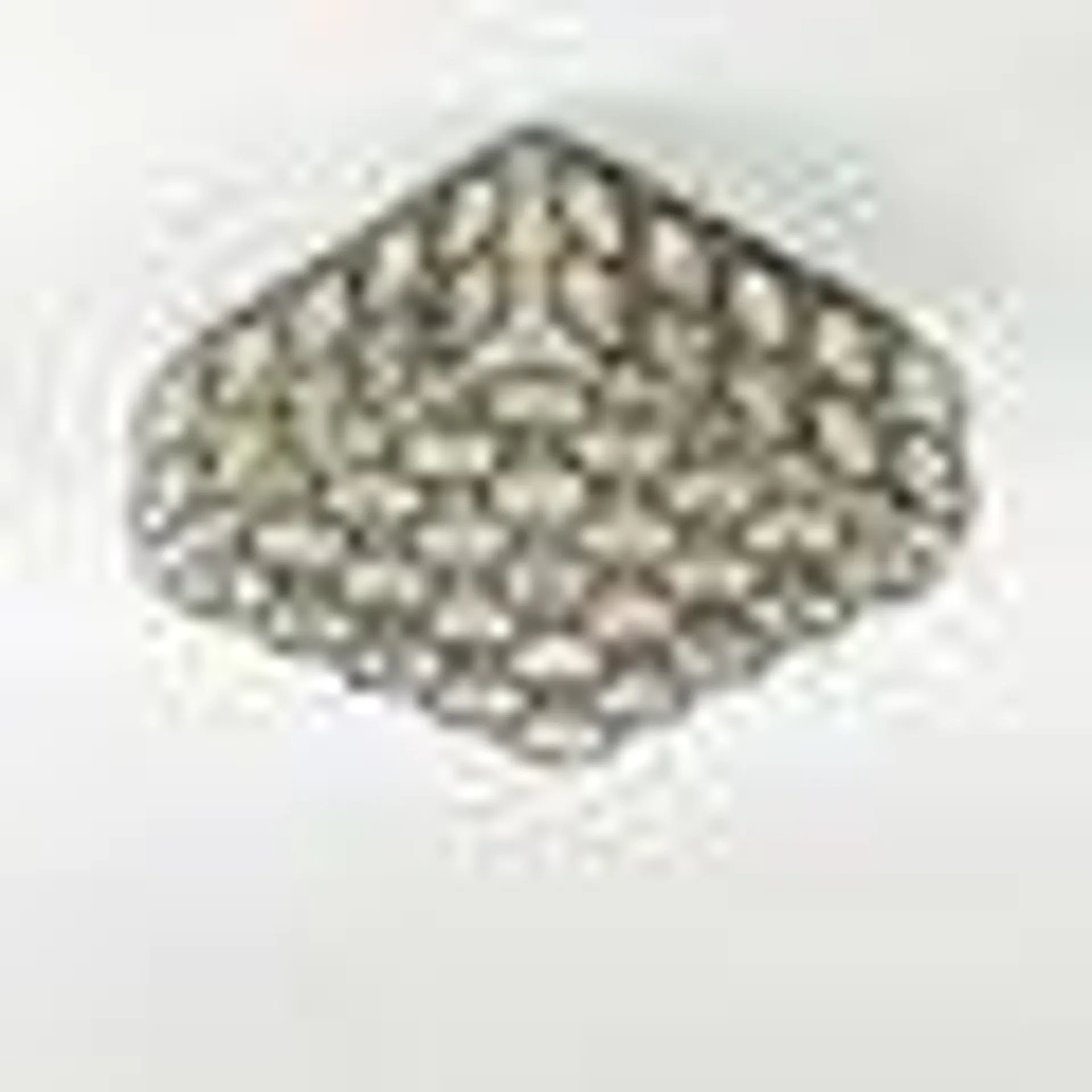 Mid-Century Modern Iron Ring Glass Flush Mount from Limburg, Germany, 1960s