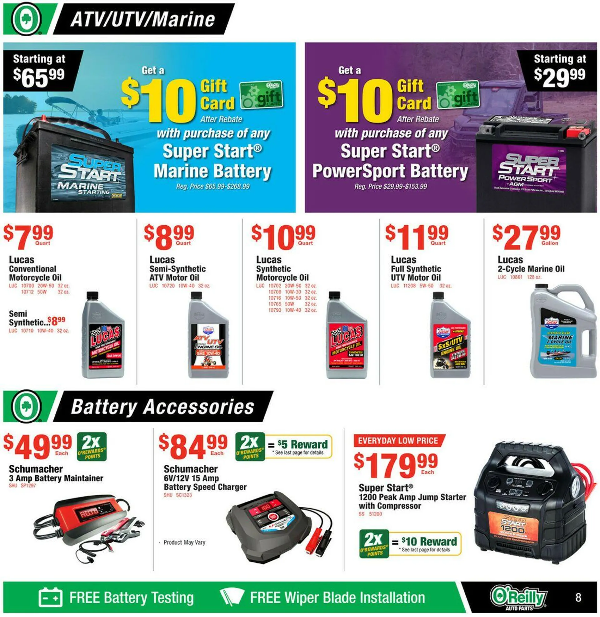 Weekly ad O’Reilly Auto Parts from April 30 to May 28 2025 - Page 8