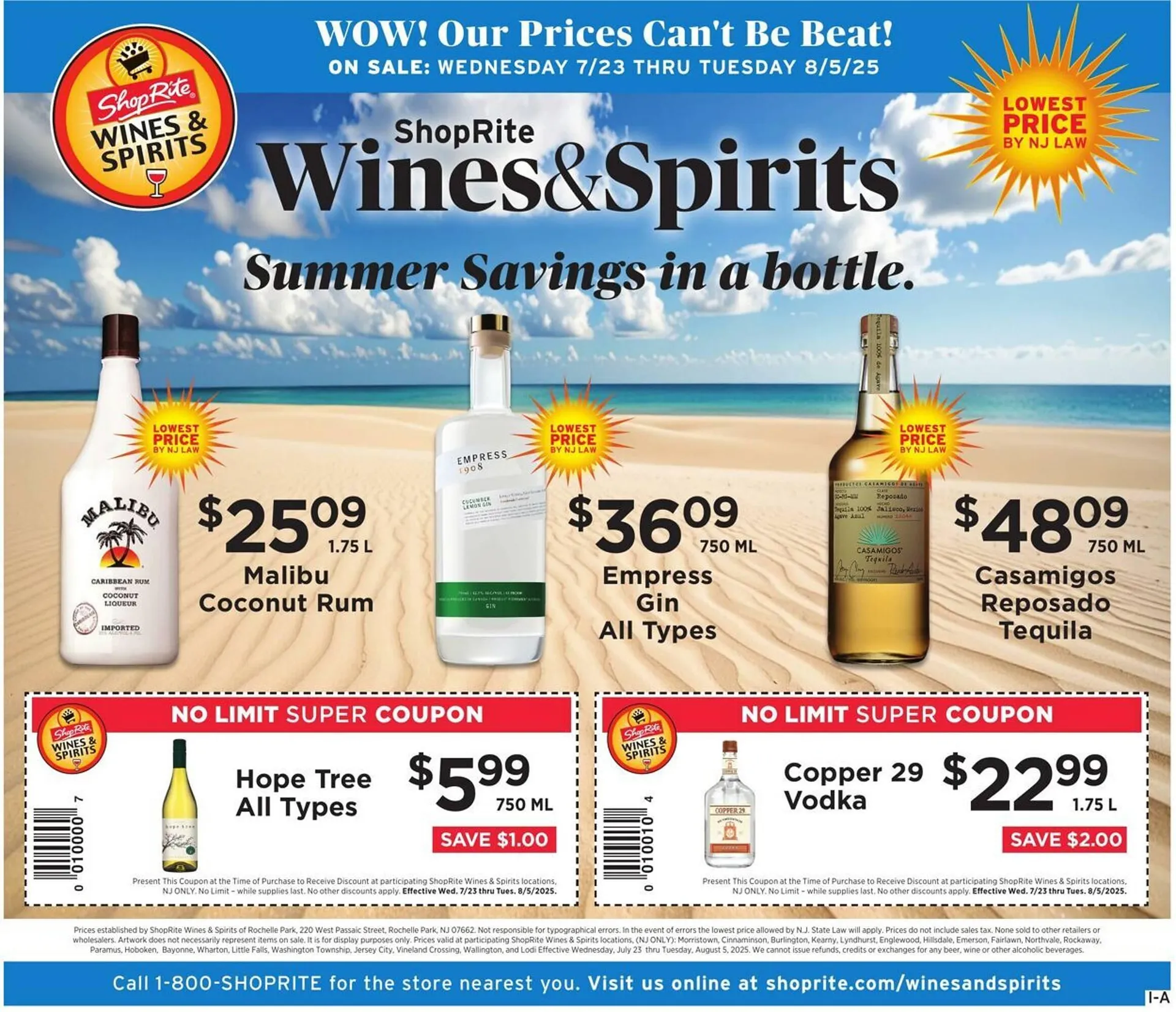 Weekly ad ShopRite Weekly Ad from July 23 to August 5 2025 - Page 1