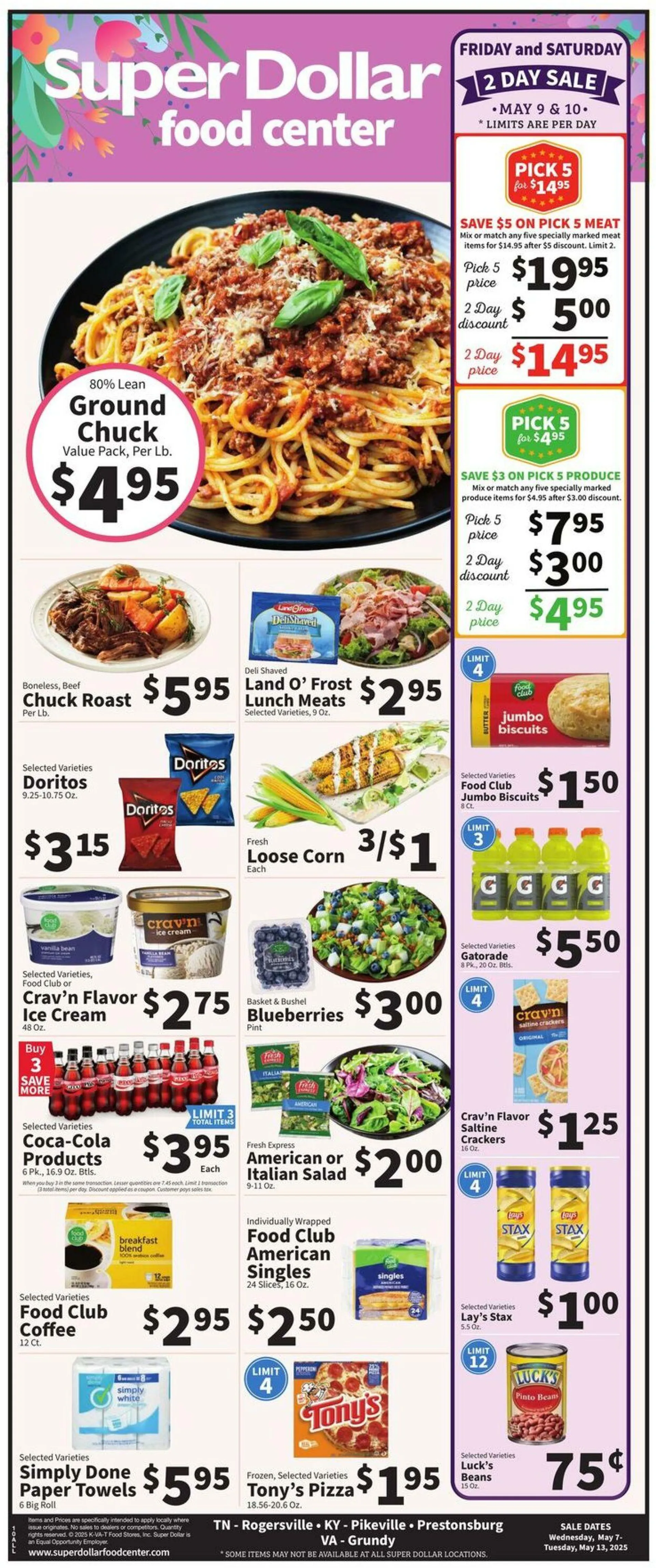 Super Dollar Food Center Current weekly ad - 1