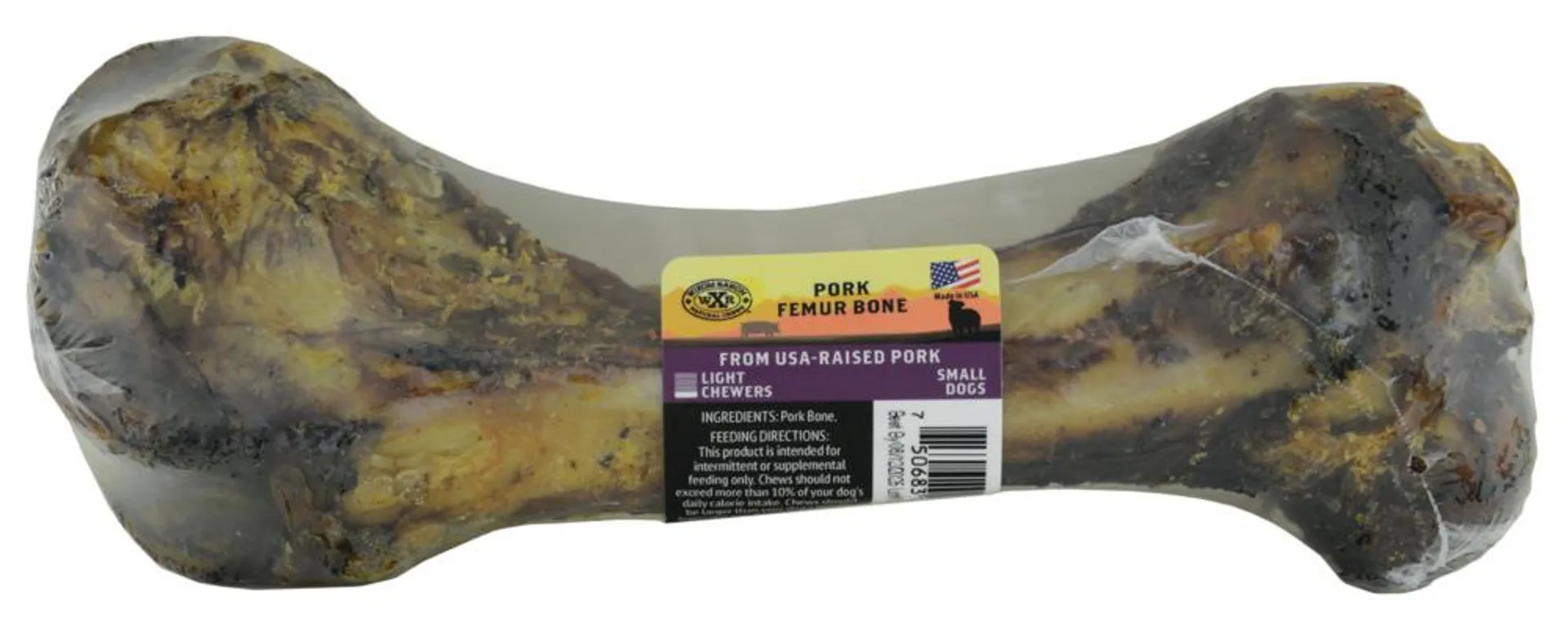 Wixom Ranch Natural Chews Pork Femur Bone