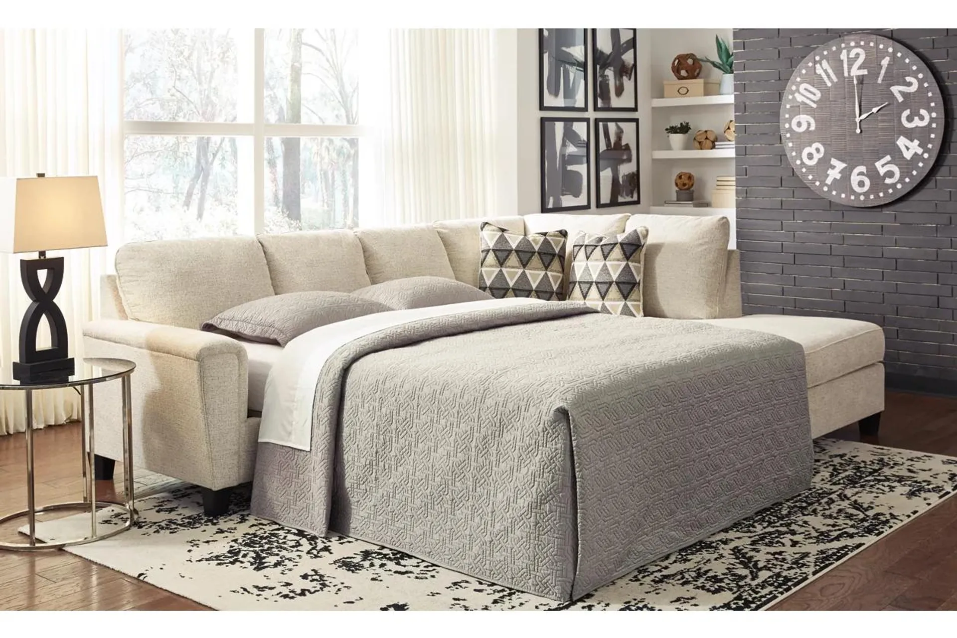 Abinger 2-Piece Sleeper Sectional with Chaise