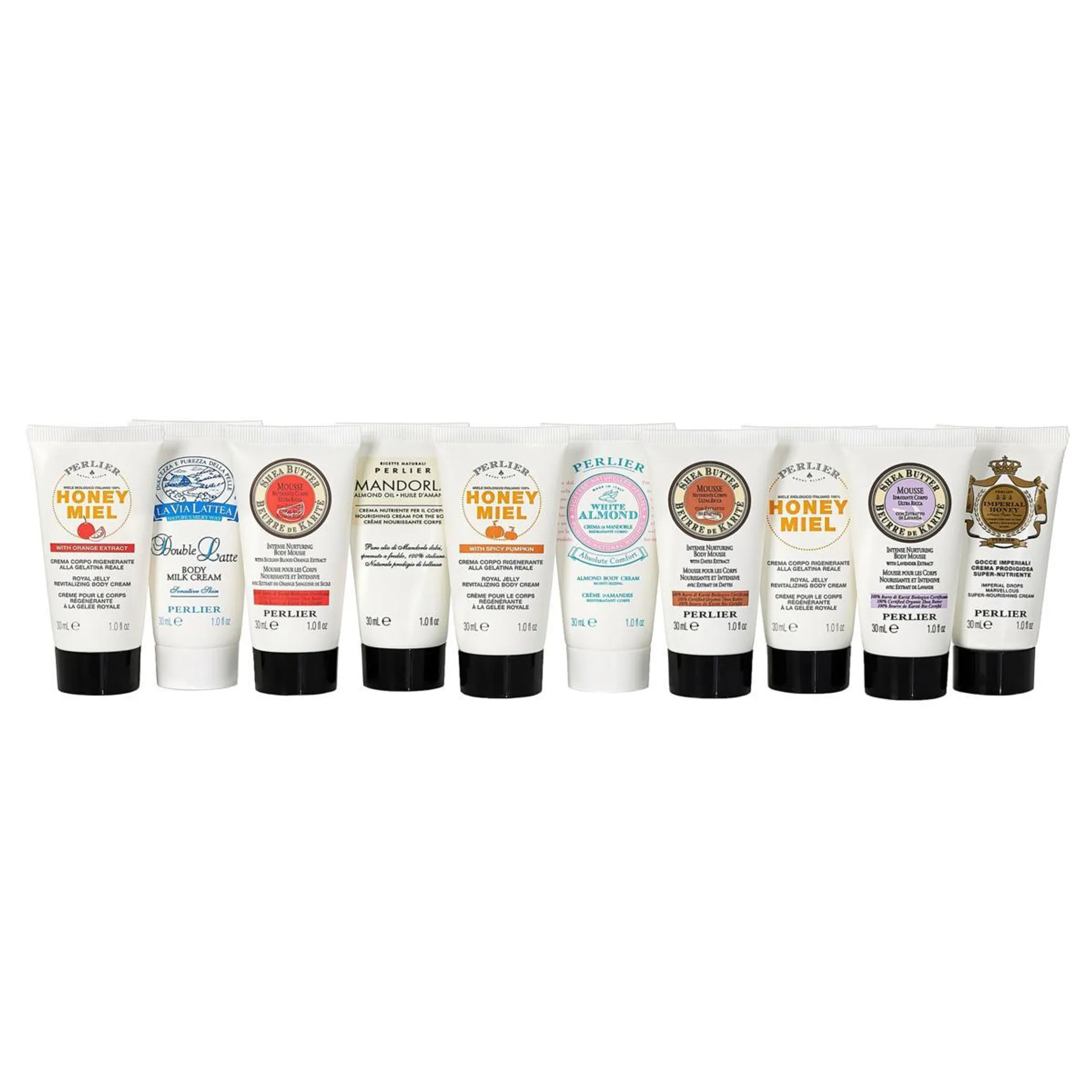 Perlier 10-Piece Mini Assorted Body Cream Set