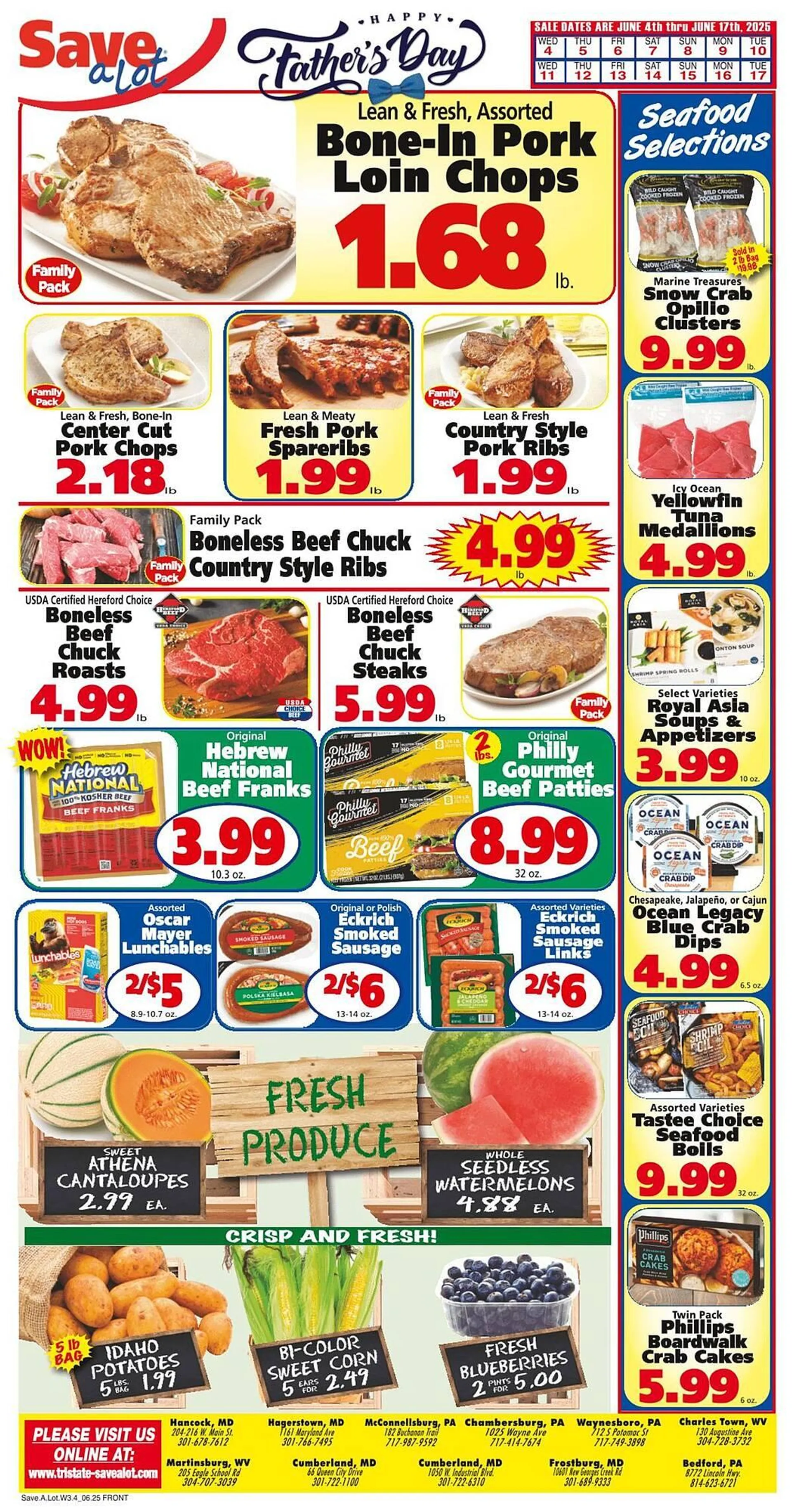 Weekly ad Save a Lot Weekly Ad from June 4 to June 17 2025 - Page 1