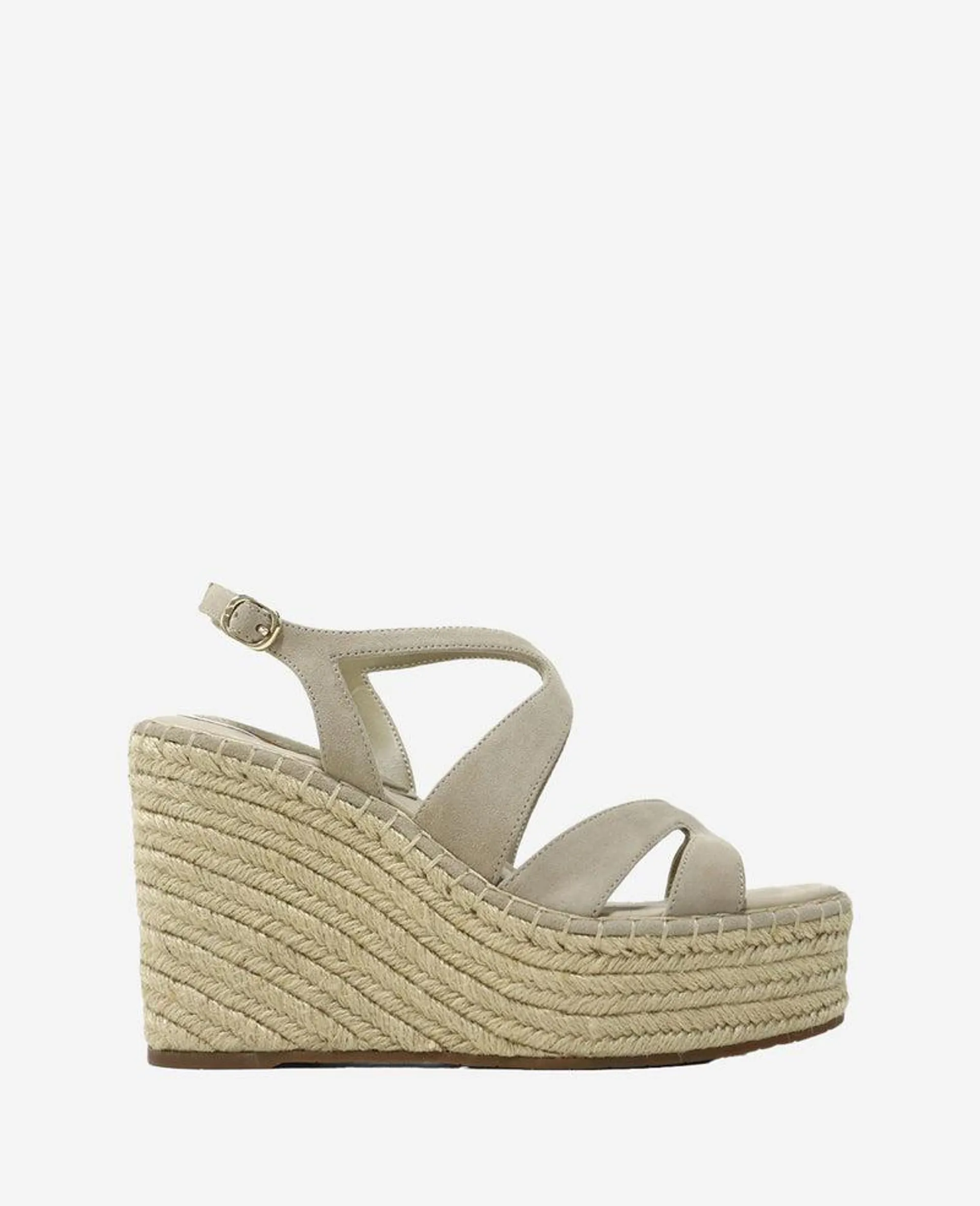 The Solace Platform Espadrille Wedge Sandal