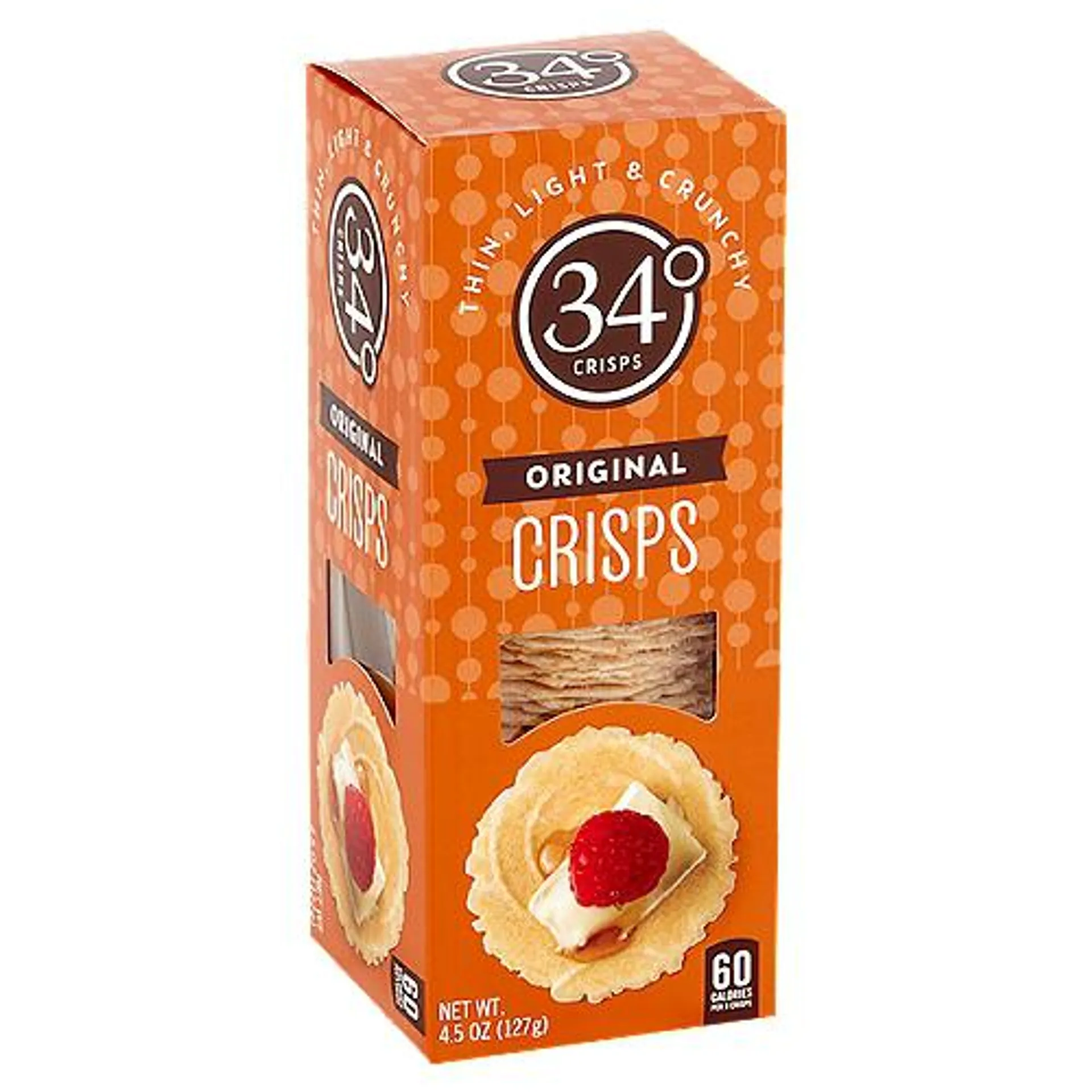 34° Original, Crisps, 4.5 Ounce