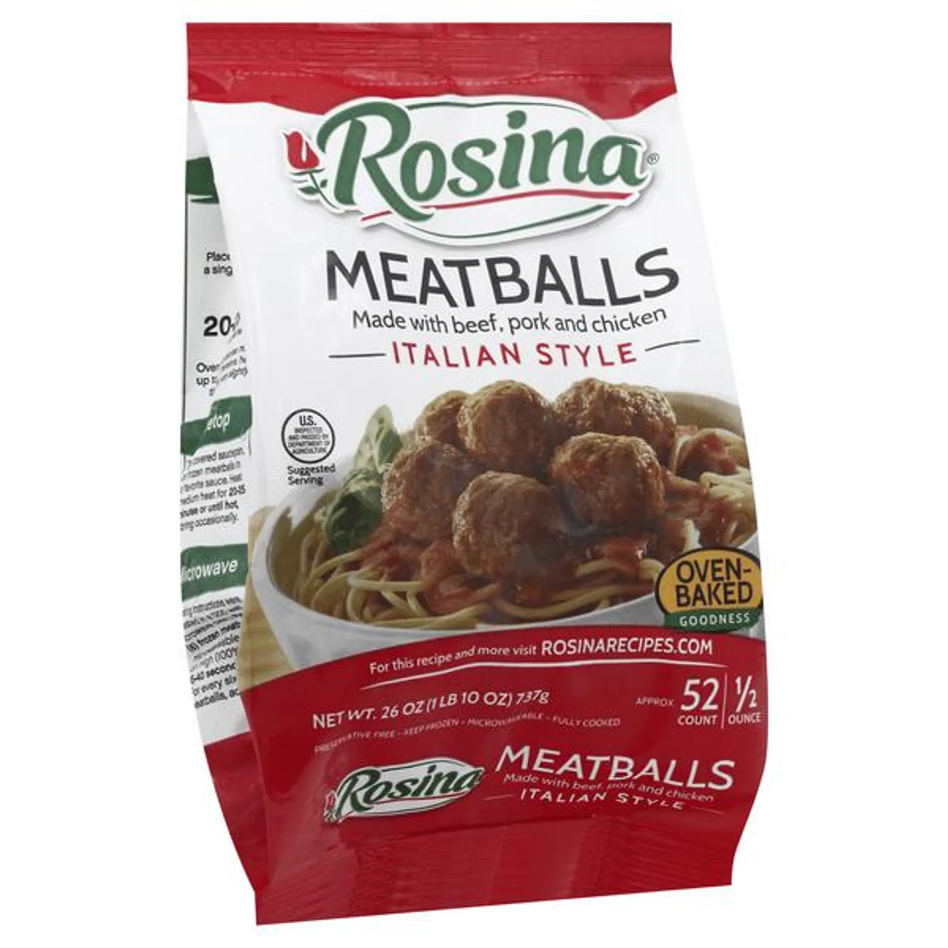 Rosina Italian Style Meatballs