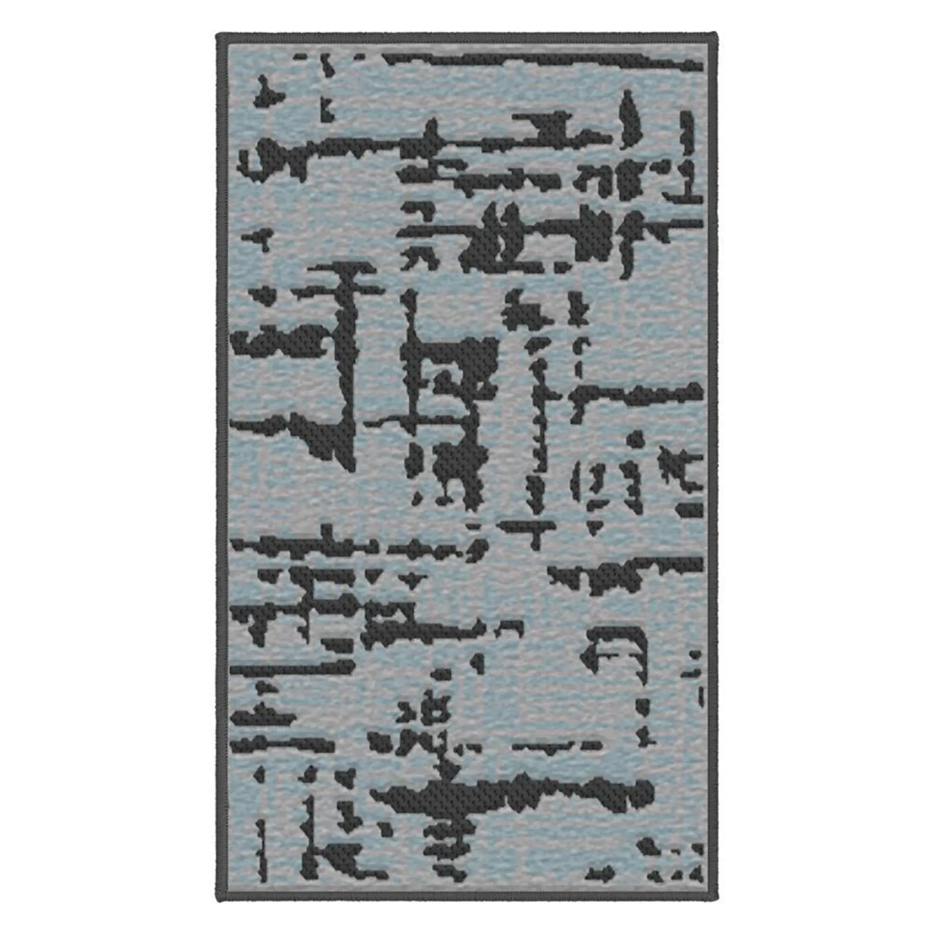 Korhani Home East Side Undine Silver/Slate 26" x 3'9" Area Rug