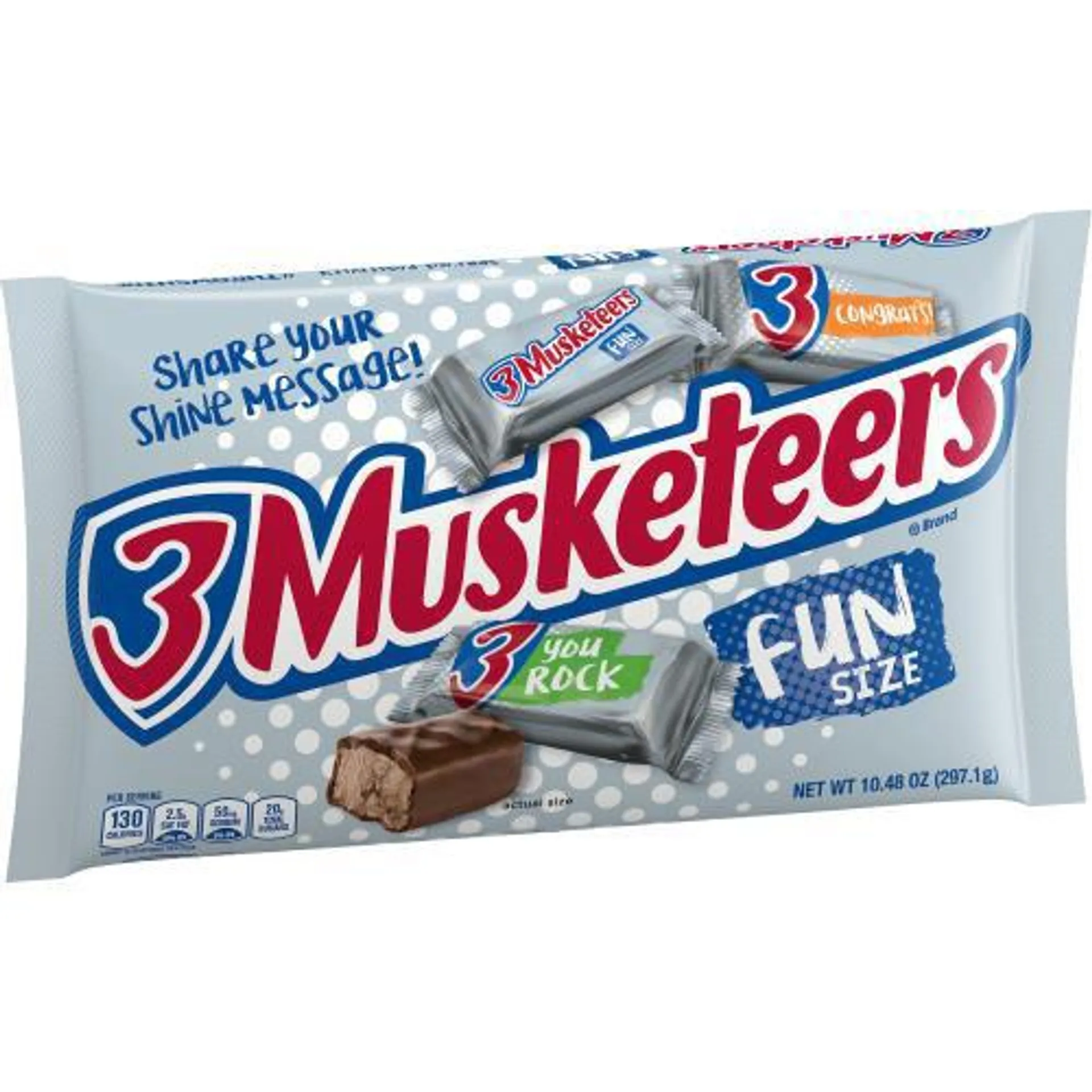 3 Musketeers Confectionery Bar, 10.48 Ounce