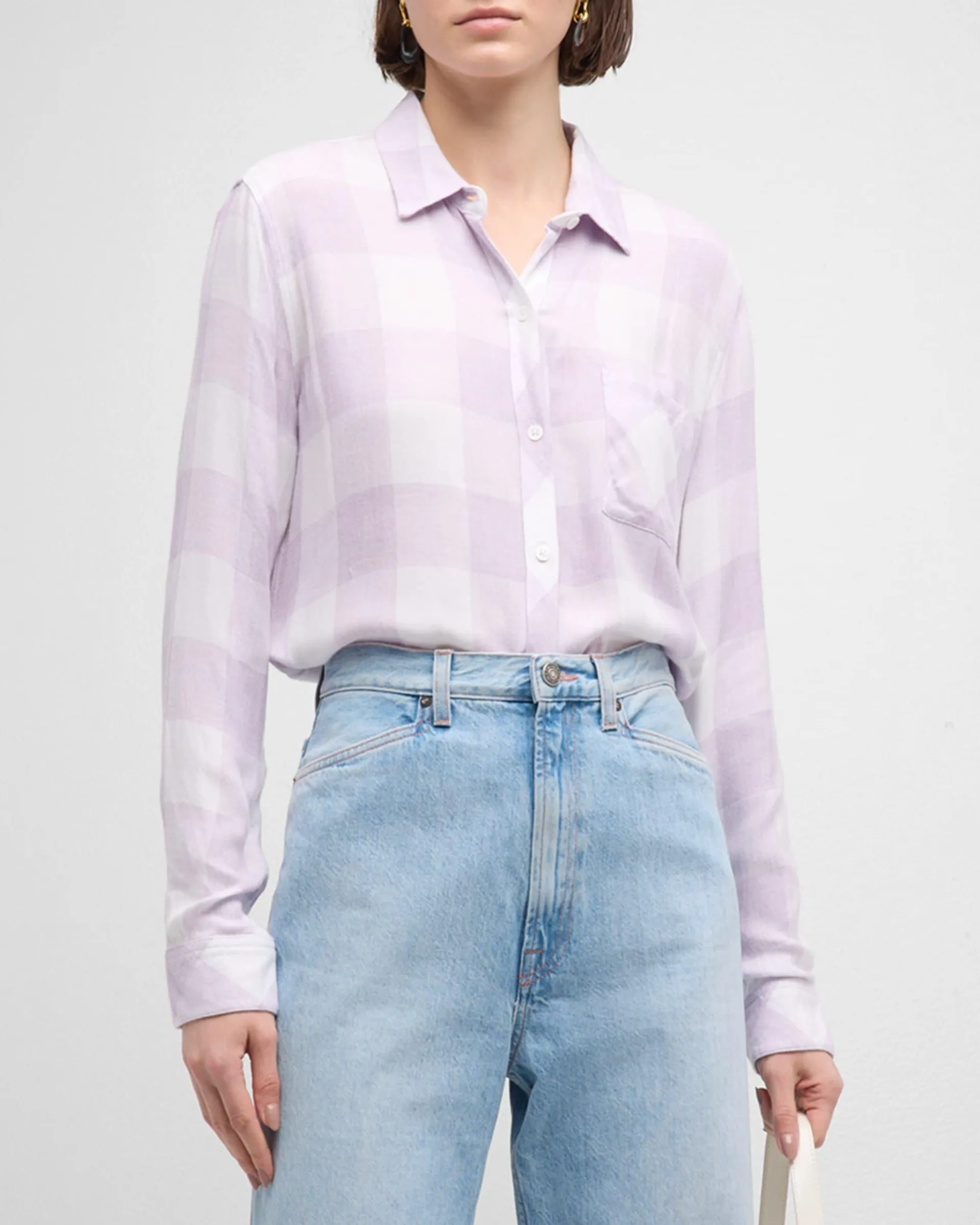 Hunter Gingham Button-Front Shirt