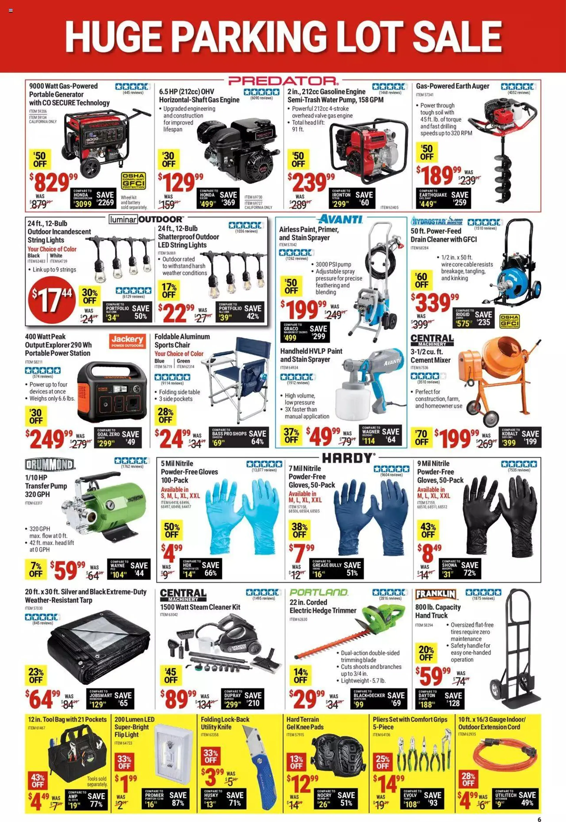 Harbor Freight - Parking Lot Sale - 5