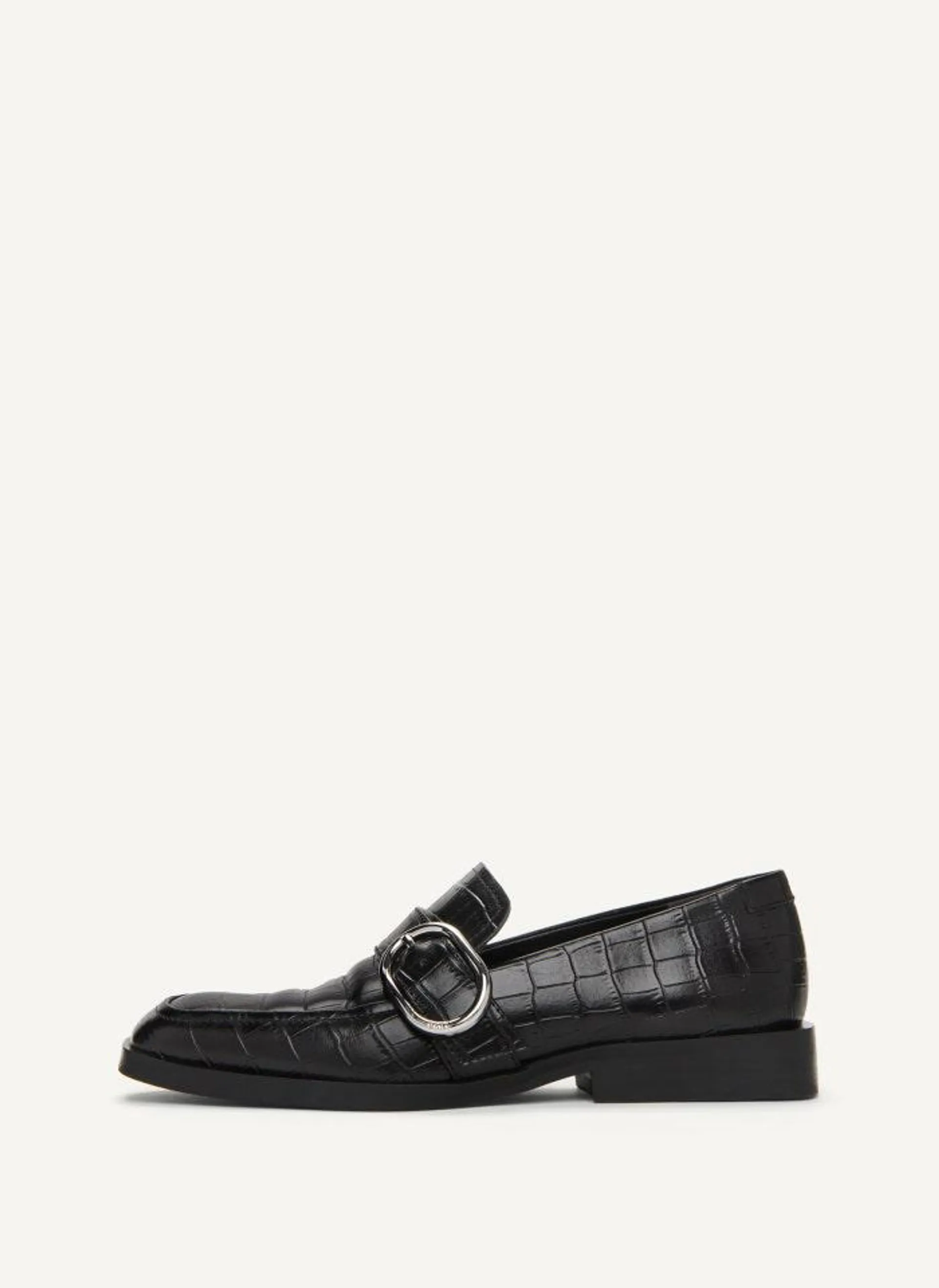 Croco Buckle Loafer