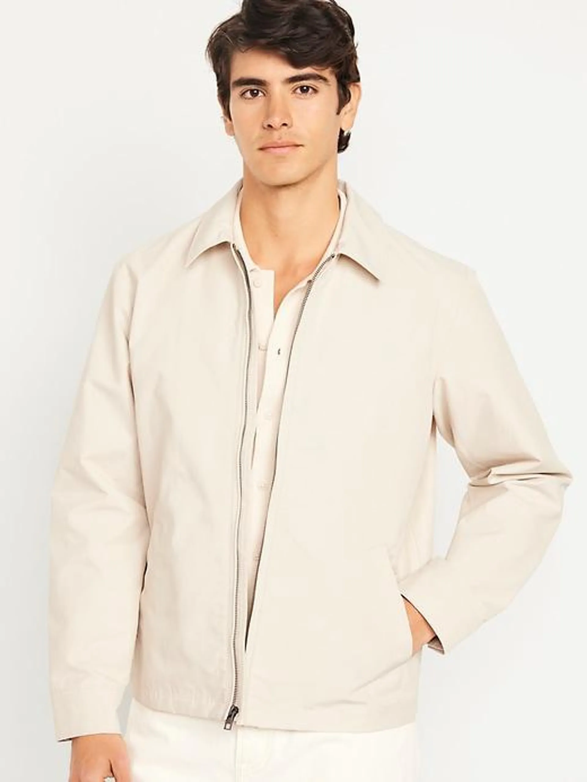 Water-Resistant Zip Jacket