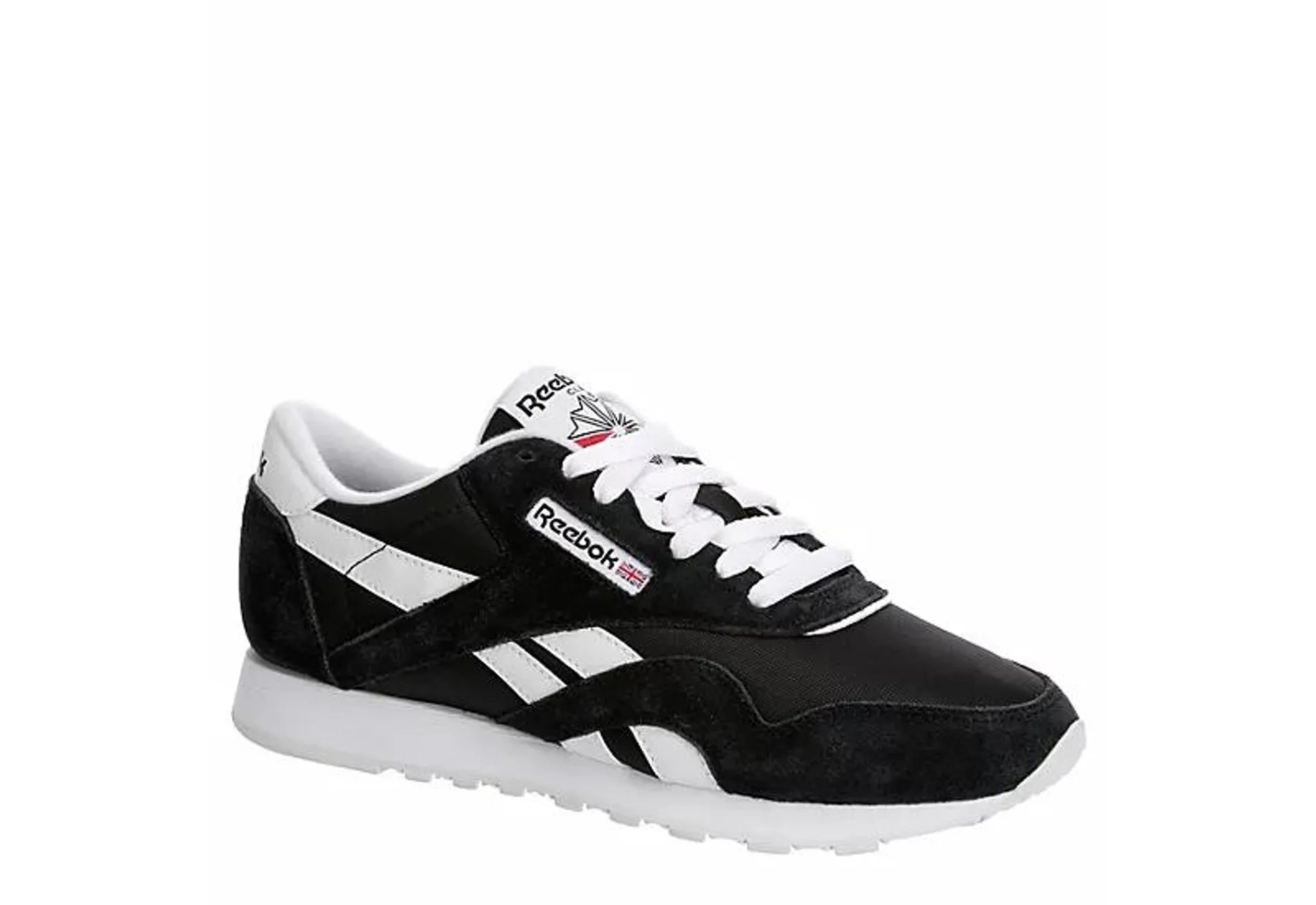 Reebok Womens Cl Nylon Sneaker - Black