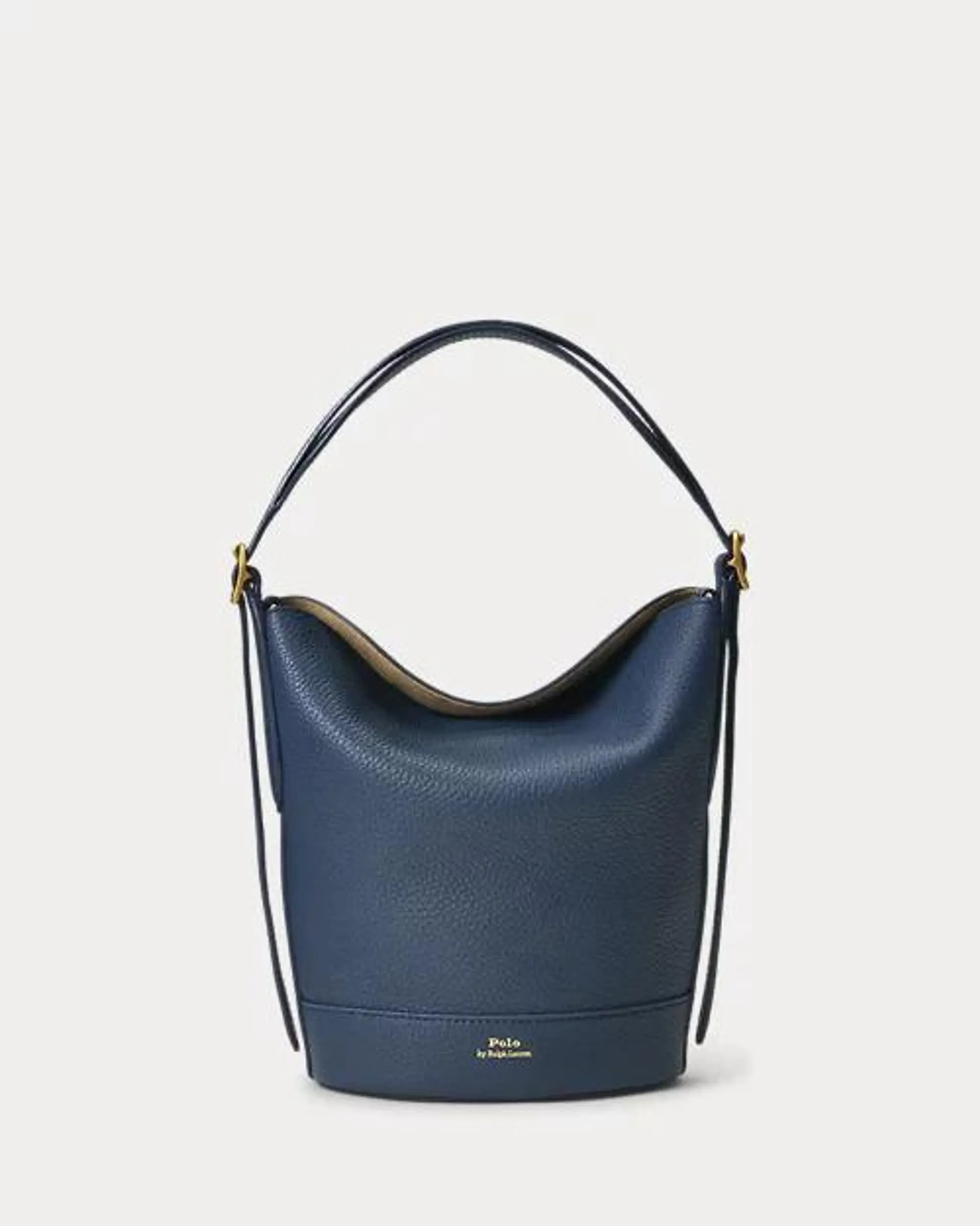 Leather Small Bellport Bucket Bag