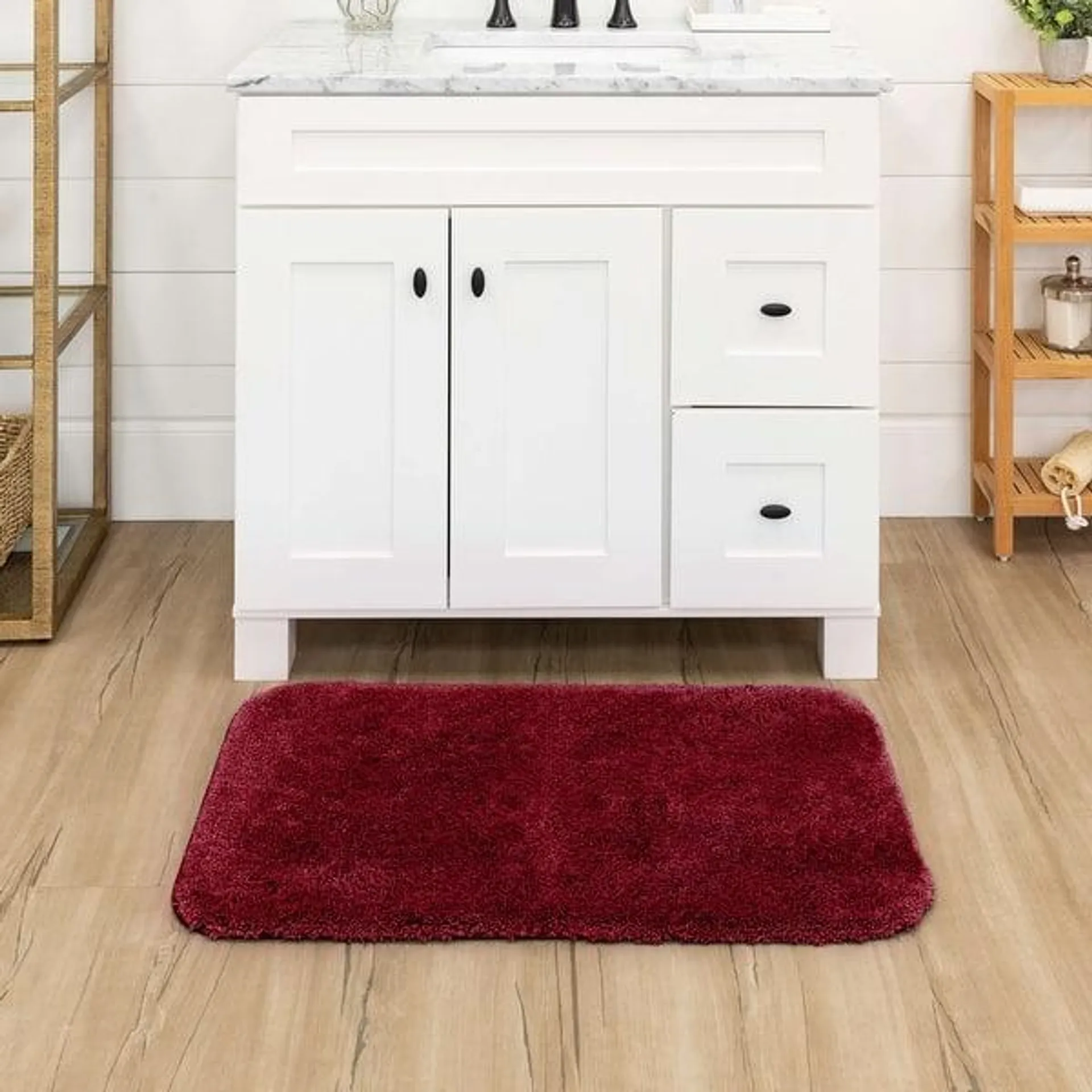 Mohawk Home Machine Washable Pure Perfection Solid Bath Rug