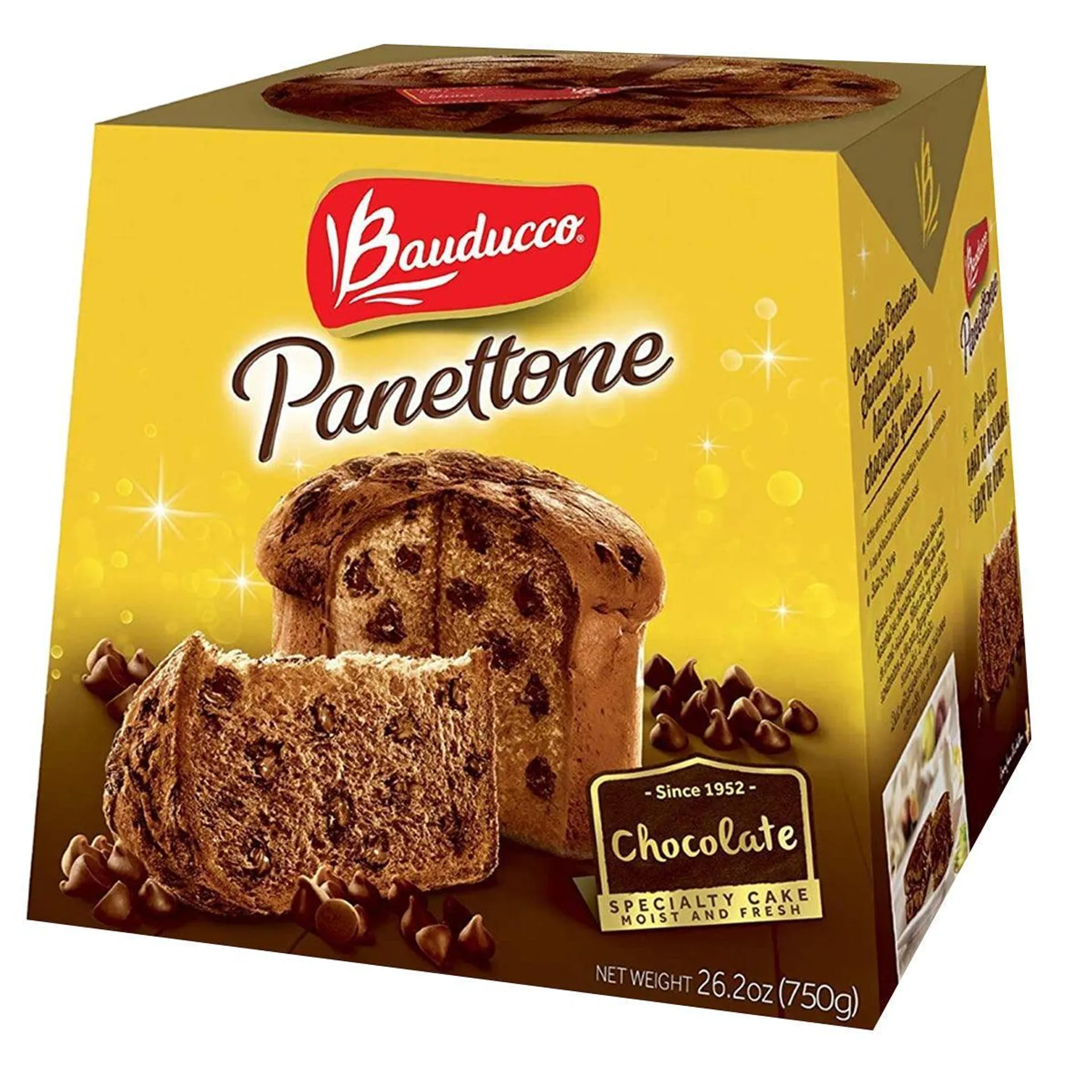 Panettone com Chocolate chips Bauducco 680g Sale