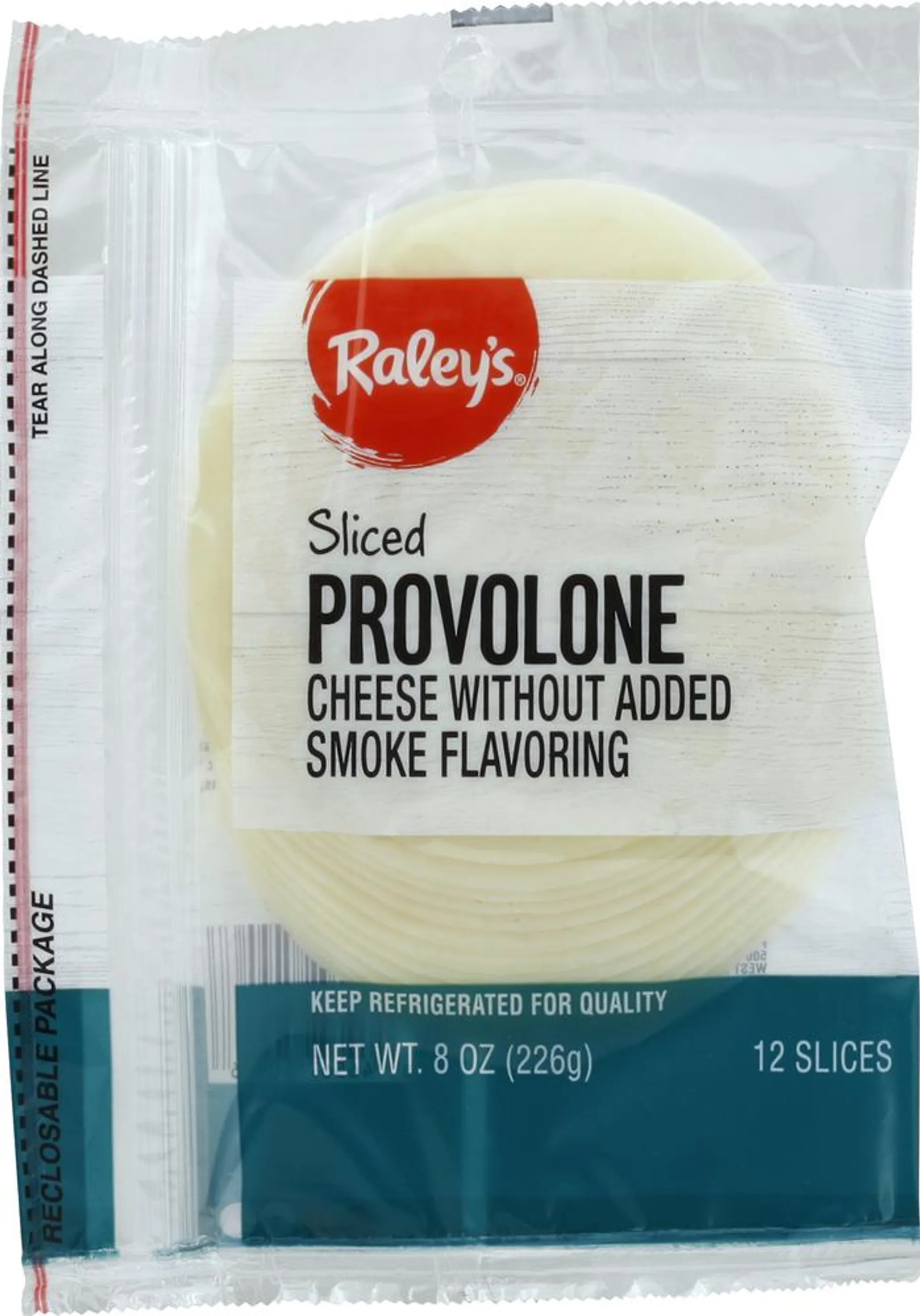 Raley's Provolone Cheese, Sliced