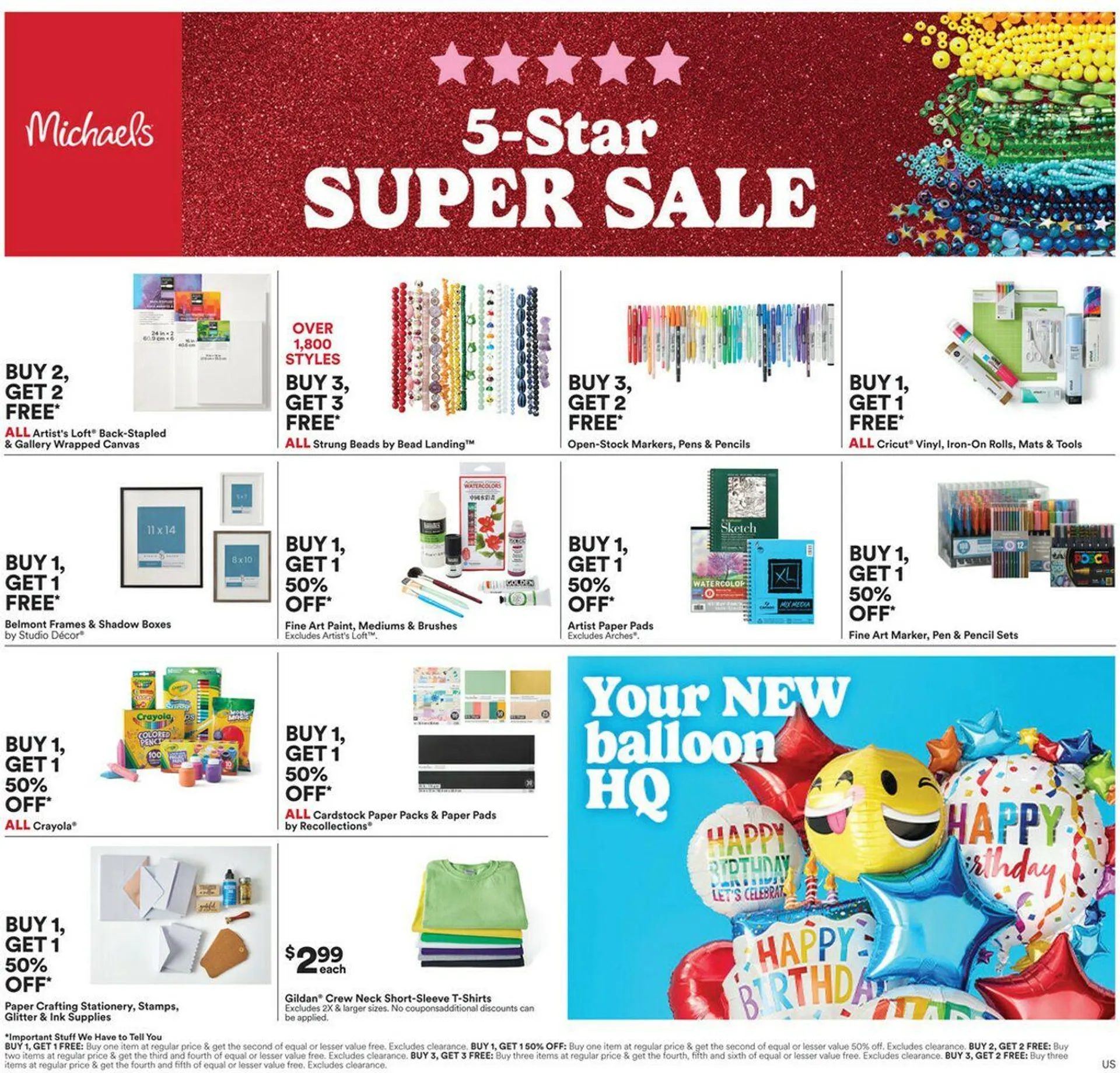 Weekly ad Michaels Current weekly ad from August 24 to August 30 2025 - Page 1