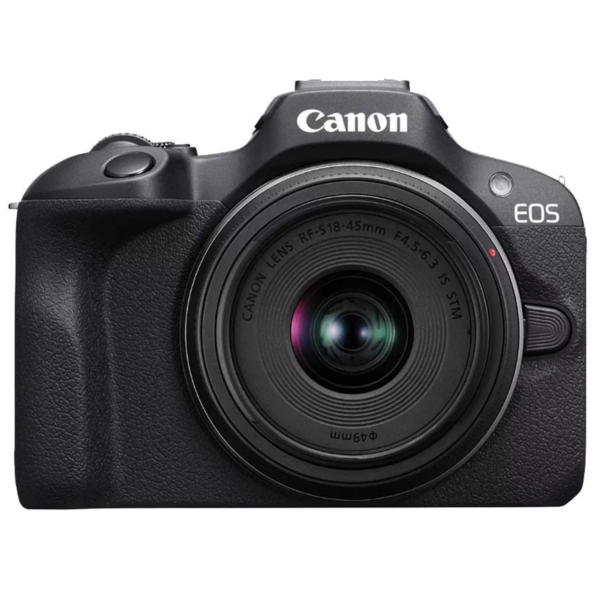 Canon EOS R100 Mirrorless Camera with RF-S18-45mm F4.5-6.3 IS STM Lens Kit (6052C012)