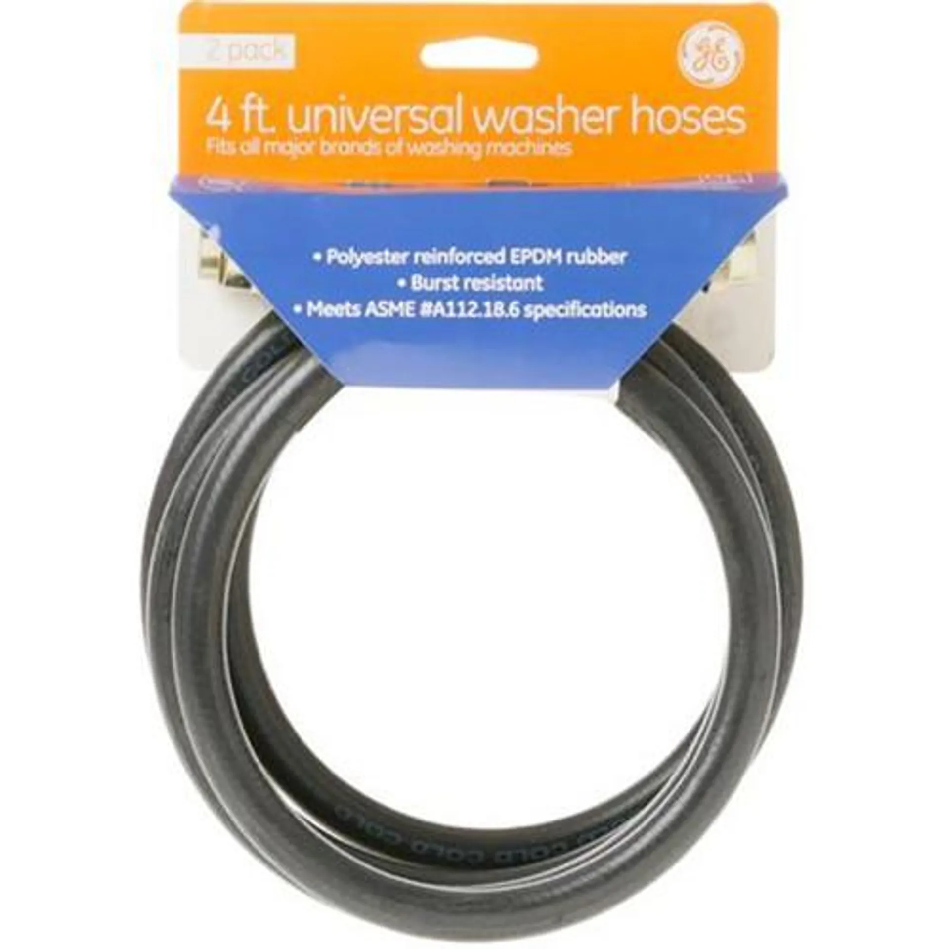 GE® 4-FT Universal Washer Hose - 2PK (PM14X10002)