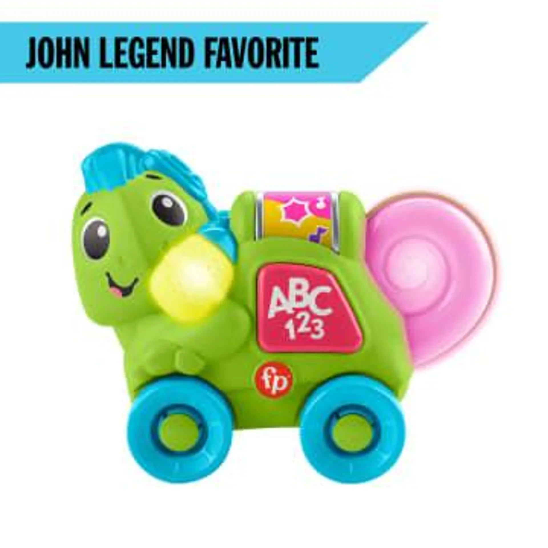 Fisher-Price Link Squad Crawl ‘n Colors Chameleon Baby Learning Toy With Music & Lights