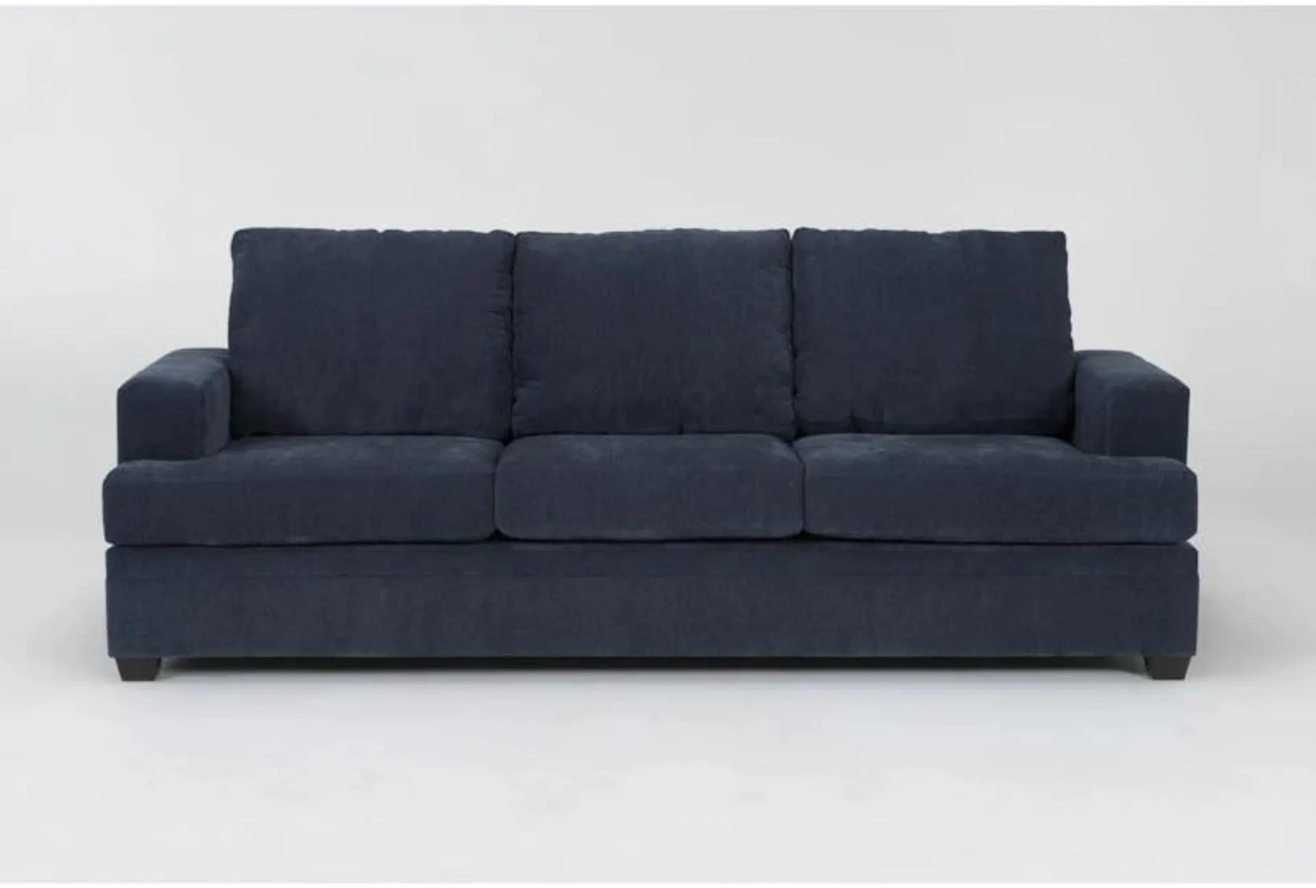 Bonaterra Midnight Blue Fabric 97" Sofa