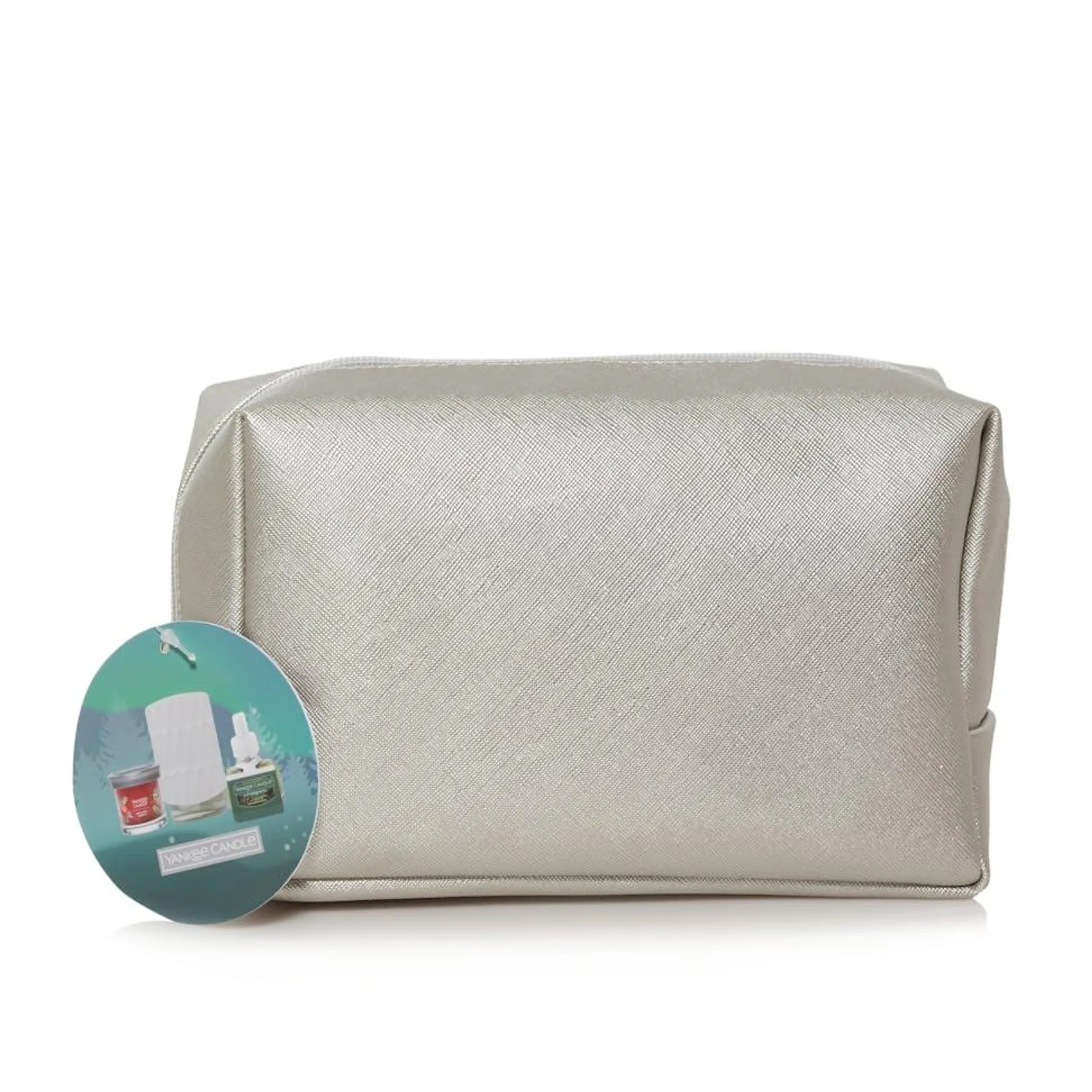 Yankee Candle®️ Silver Holiday Medium Tote Set